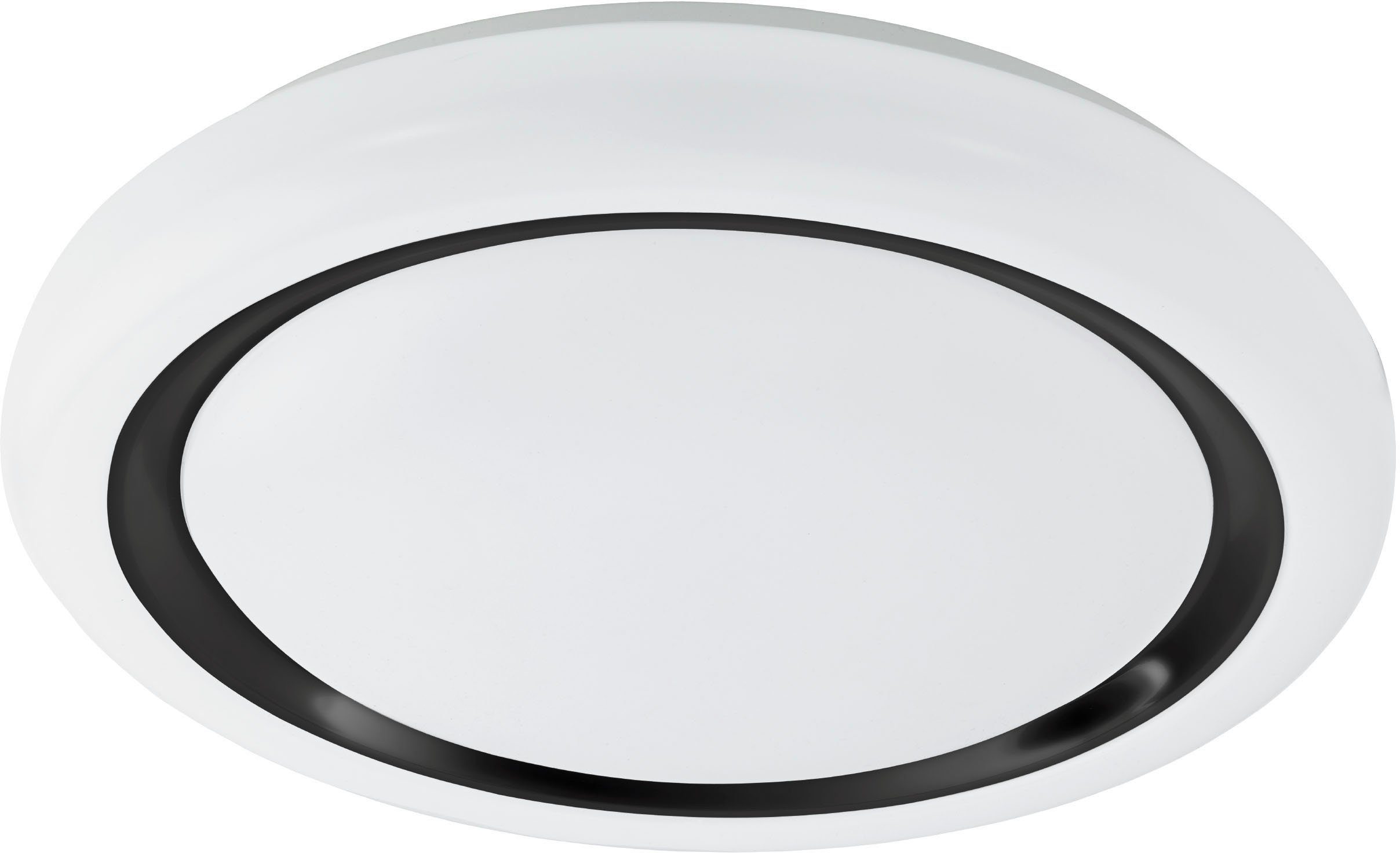 EGLO Deckenleuchte CAPASSO, LED fest integriert, Warmweiß, Deckenleuchte in weiß aus Stahl - Warmweiß