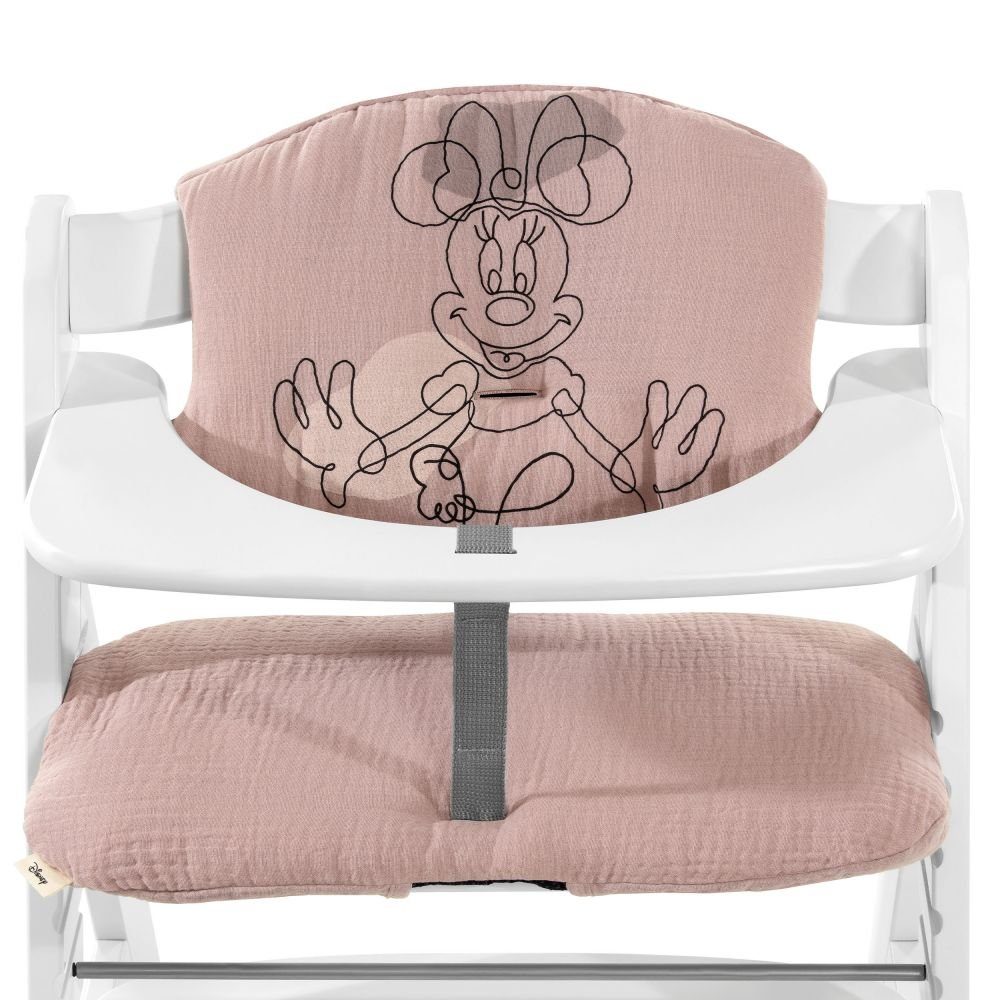 Hauck Hochstuhlauflage Select Disney Minnie Mouse Rose, Sitzkissen