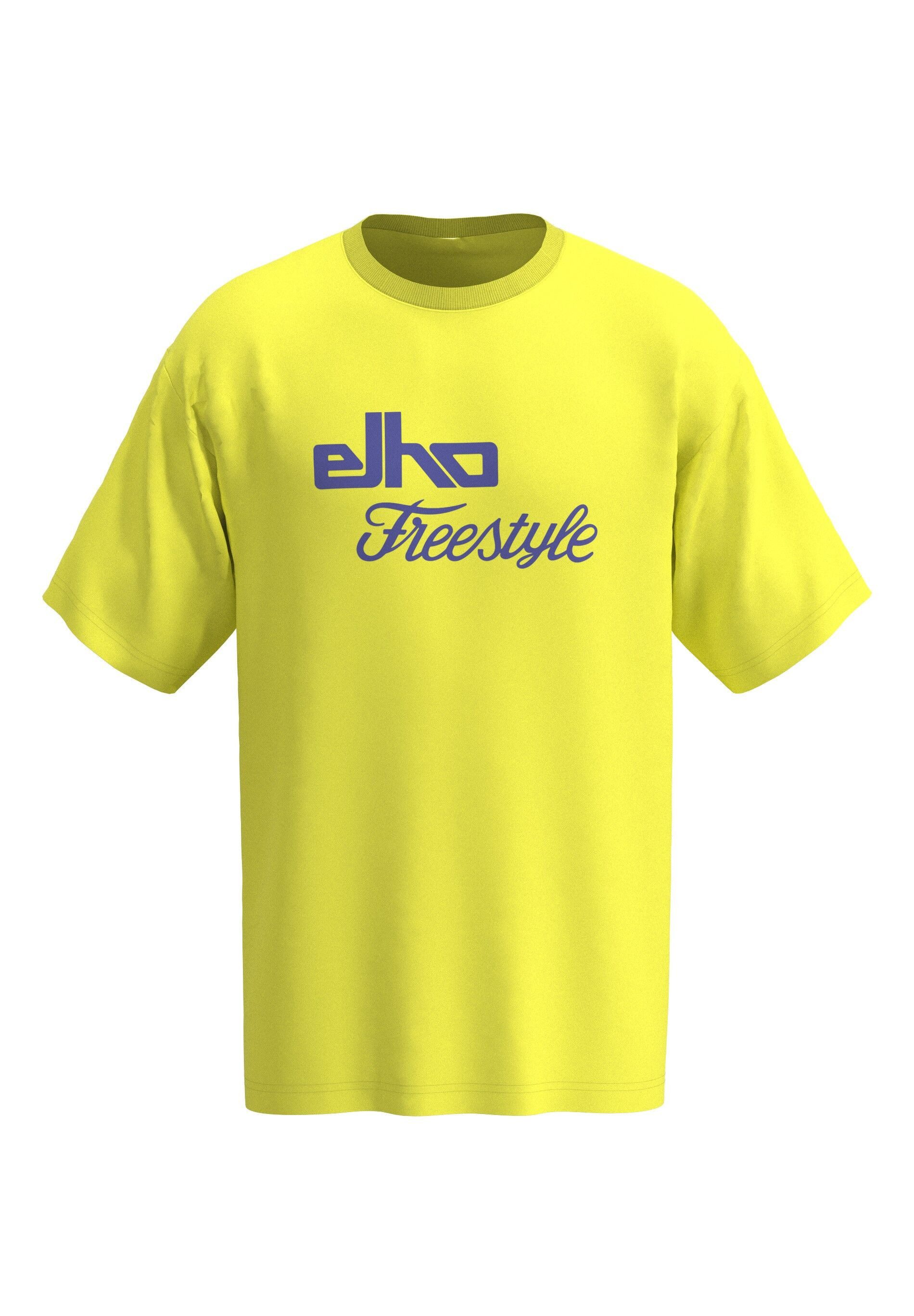 Elho Rundhalsshirt FLAGSTAFF (1-tlg) mit elho Freestyle Print