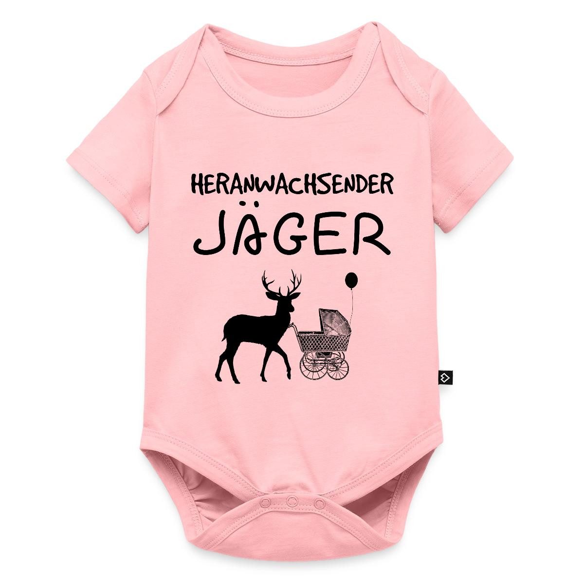 Kurzarmbody Heranwachsender Jäger Nachwuchs Kurzarm Tages Baby Body