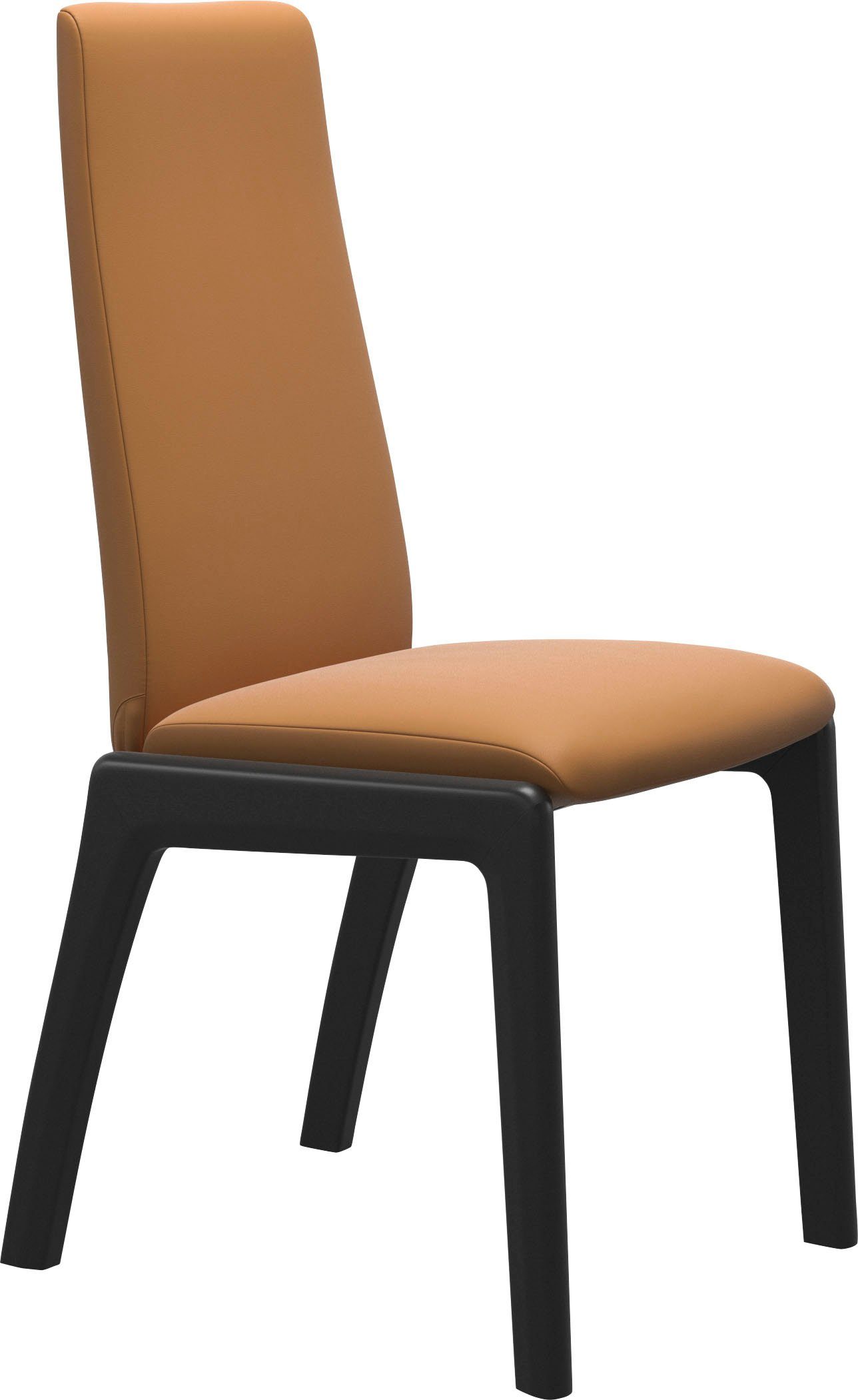 Stressless® Polsterstuhl Laurel, Low Back, Größe L, mit abgerundeten Beinen in Schwarz
