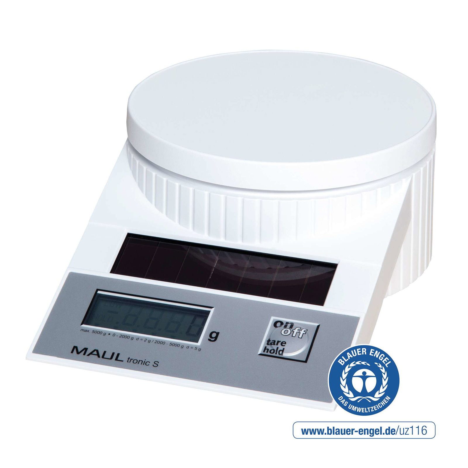 MAUL Küchenwaage Solar-Briefwaage MAULtronic S, 5000 g