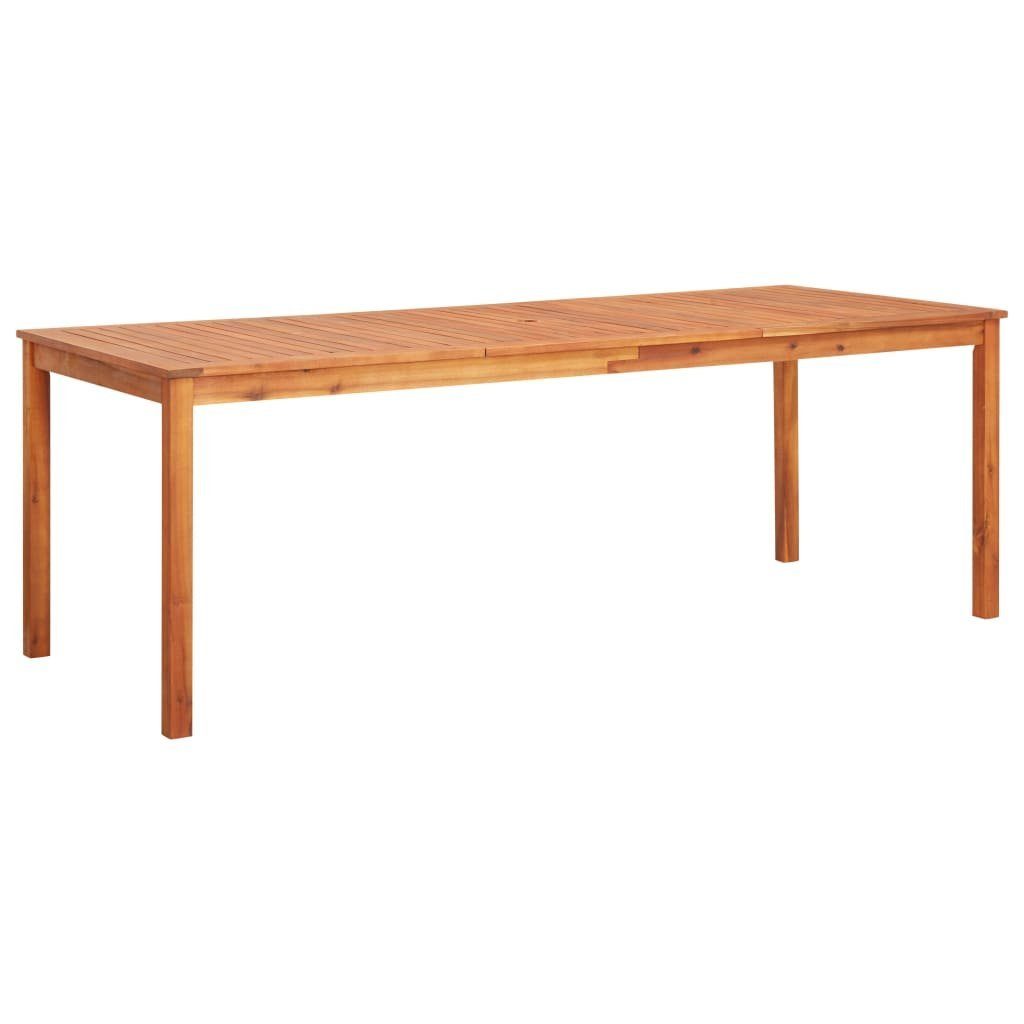 vidaXL Gartentisch Gartentisch 215x90x74 cm Massivholz (1-St)