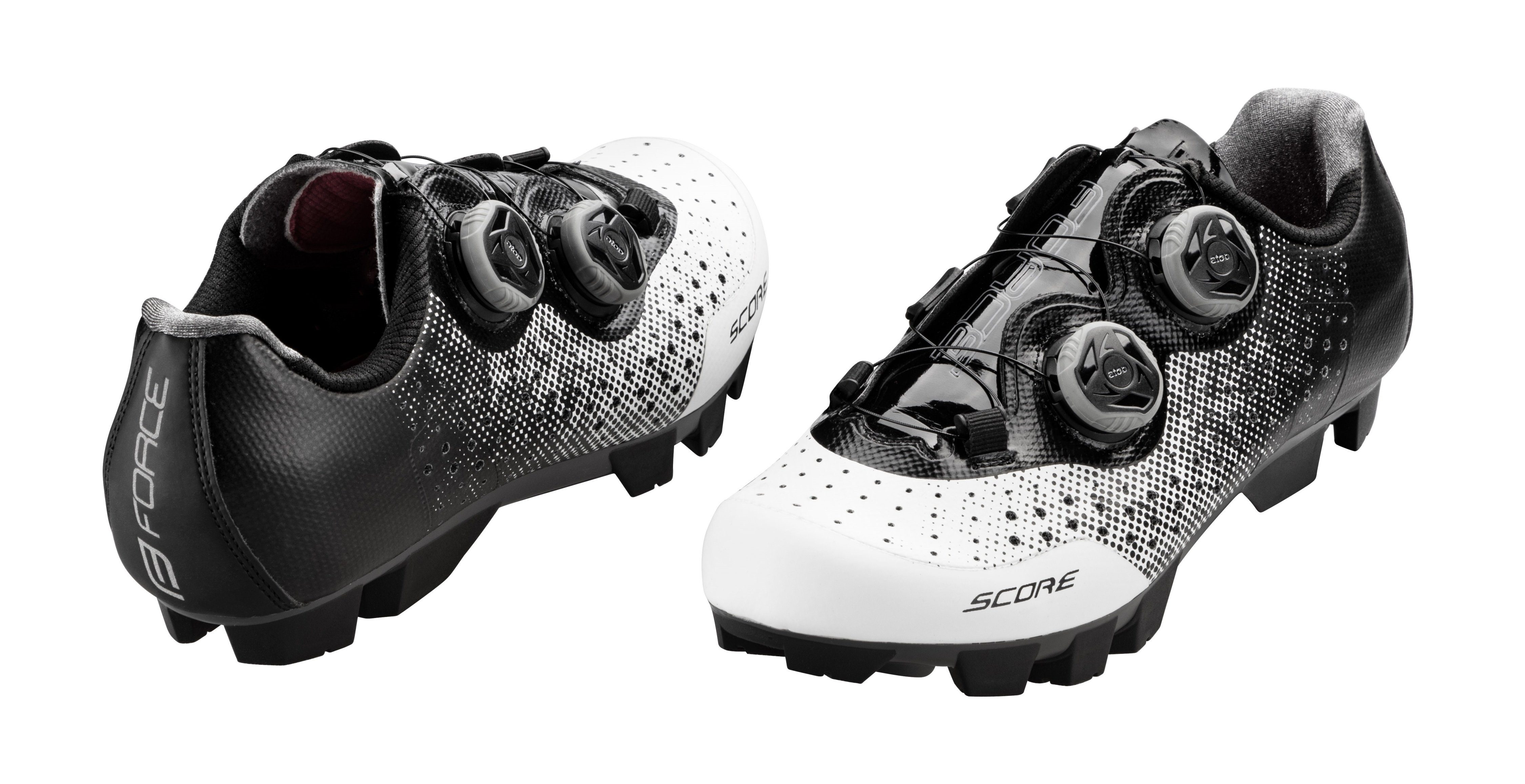 FORCE MTB Schuhe FORCE SCORE weiss-schwarz Fahrradschuh