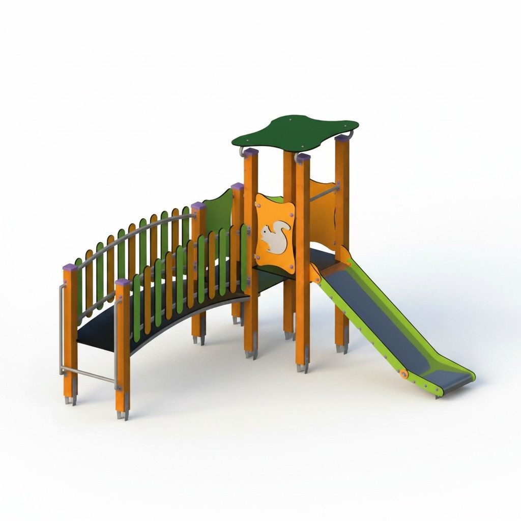 Xlmoebel Rutsche Spielplatz mit Rutschbahn für Kinder, sicher und unterhaltsam, (Spielplatz, Spielplatz), Hergestellt in Europa