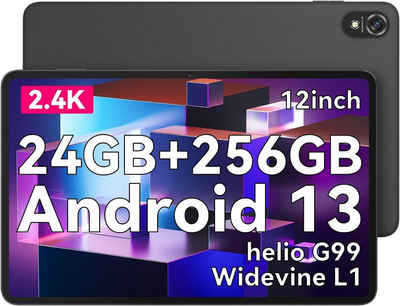 blackview Tab18 Top Gaming Tablet,24GB RAM 1TB TF) Tablet (12", 256 GB, Andriod 13, 4G LTE, 2.4K Display Helio G99 Octa-Core 8800mAh 33W 5G WiFi/GMS/Widevine L1)