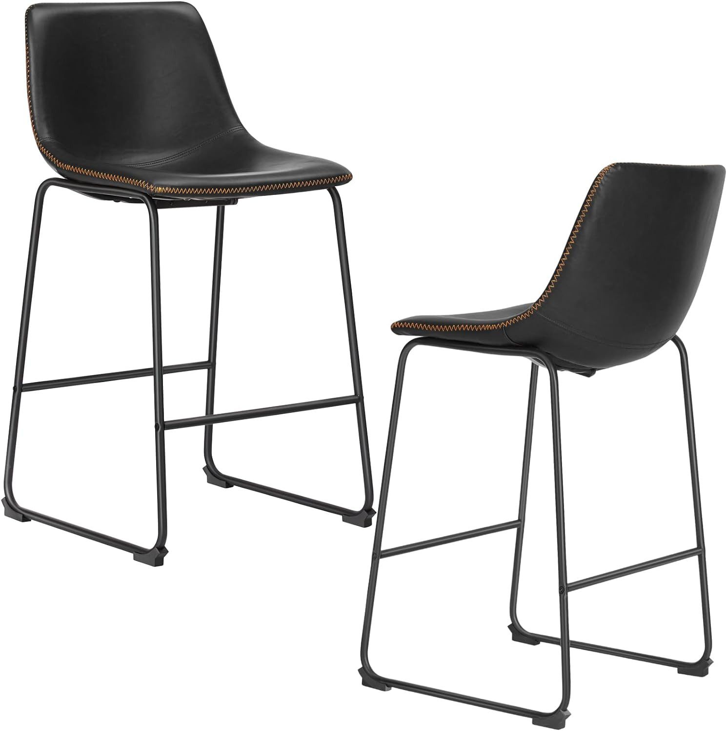 DUMOS Barhocker Barstuhl mit Sitzkissen leder günstig online kaufen