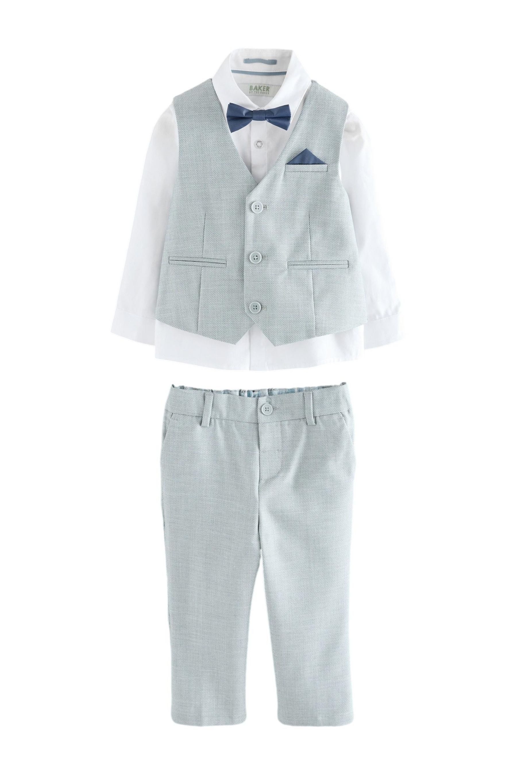 Baker by Ted Baker Hemd & Hose Baker by Ted Baker Weste, Hemd und Hose im Set (4-tlg)