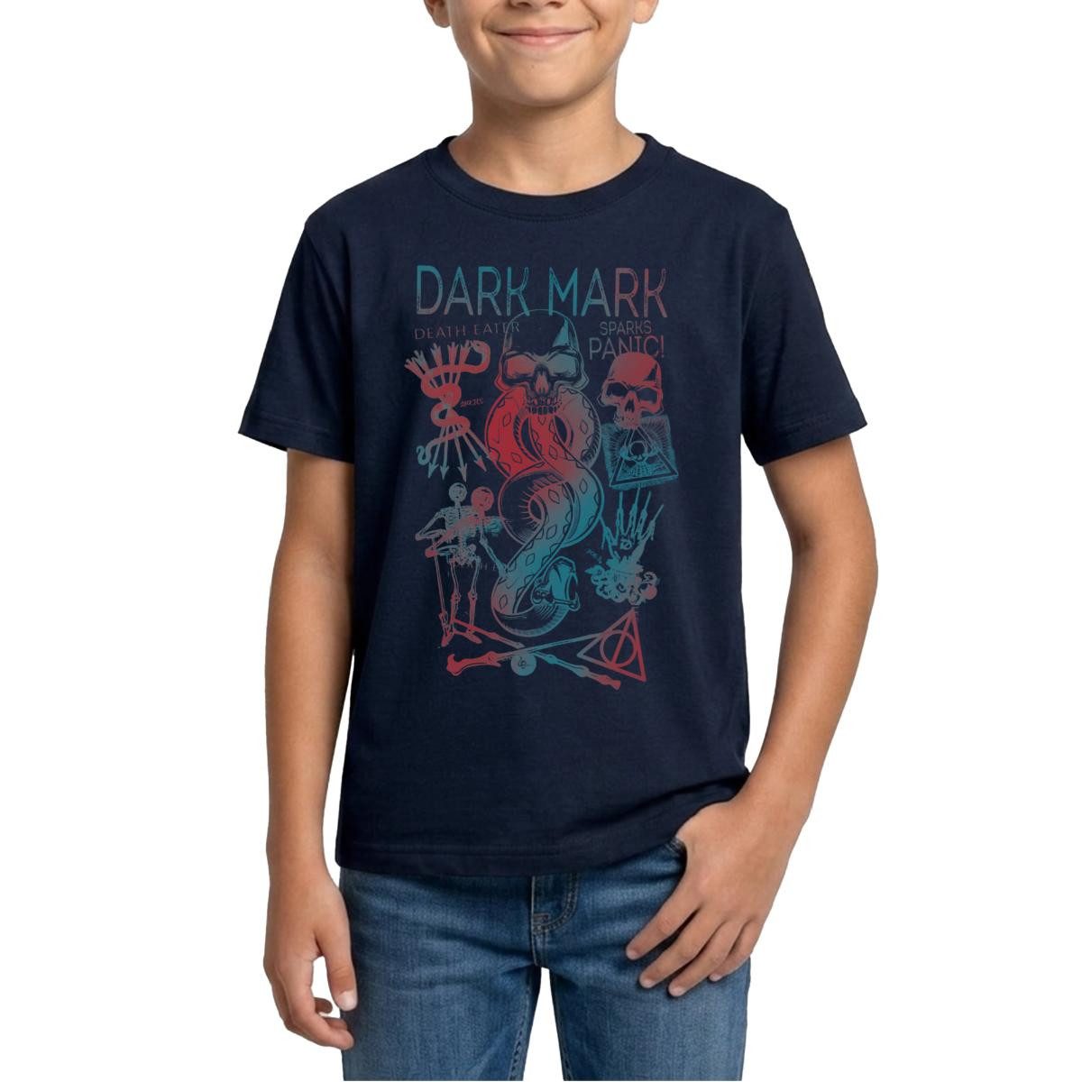 T-Shirt Harry Potter Dunkles Mal & Horkruxe Design Teenager T-Shirt