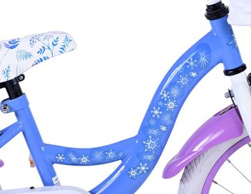 Volare Kinderfahrrad Kinderfahrrad Disney Frozen 2 für Mädchen 16 Zoll Kinderrad Blau/Lila