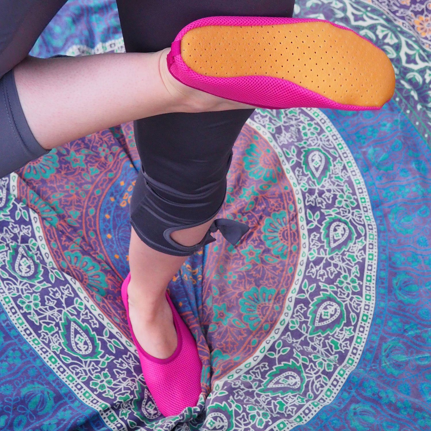 Beck Schläppchen AirBecks Mesh mit atmungsaktiver Sohle Gymnastikschuh (in vielen Farben und Größen erhältlich, robuste und flexible Materialien, leichter Barfußschuh) Laufsohle und Obermaterial sind atmungsaktiv