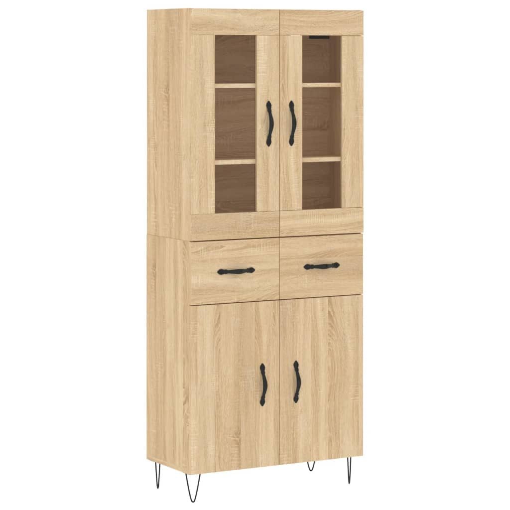 vidaXL Highboard NA Highboard Hochschrank Buffetschrank Anrichte Sonoma-Eiche 69,5x34x1