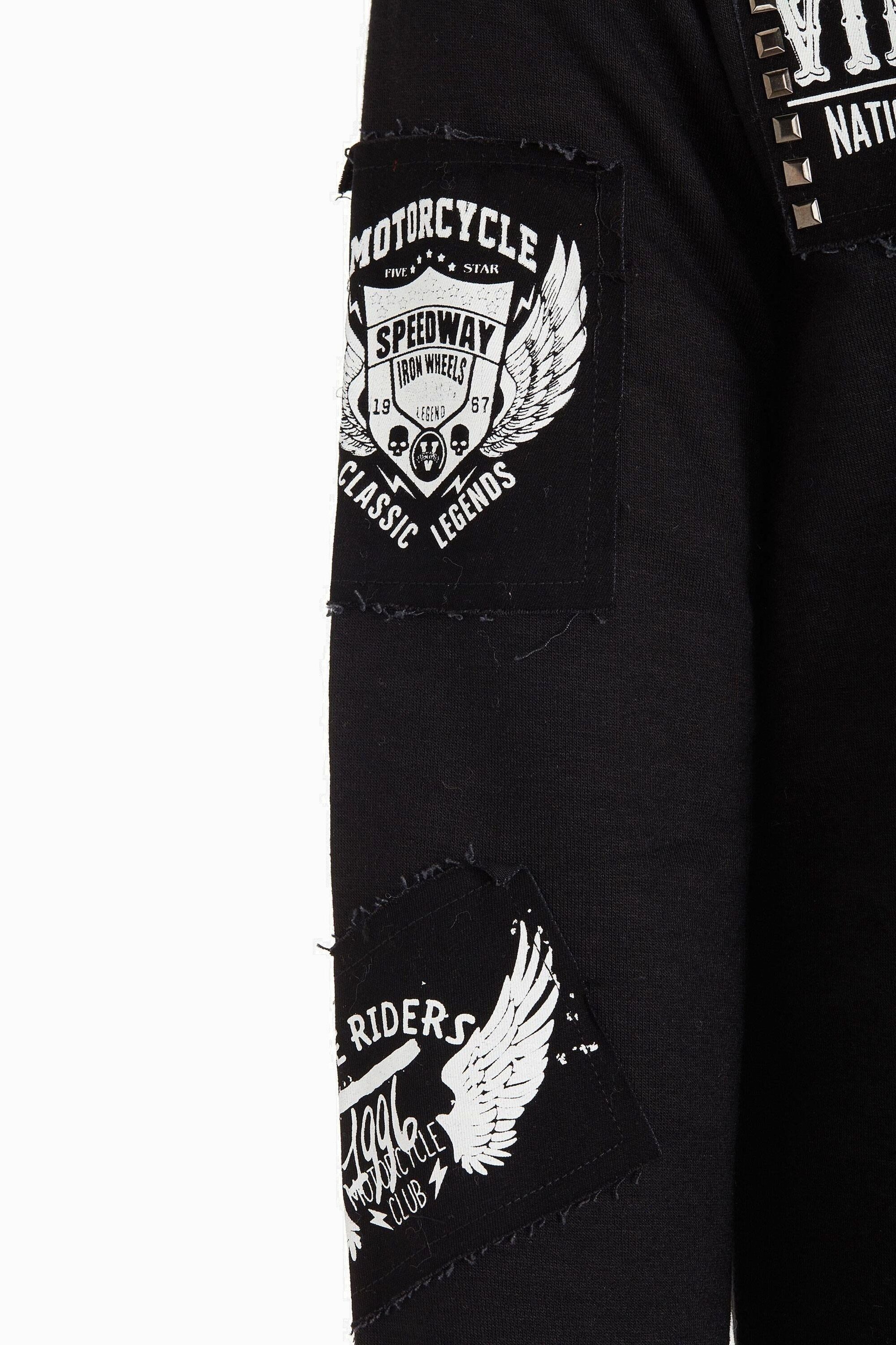 Cipo & Baxx Sweatjacke Sweatjacke (1-tlg) mit coolen Stickereien, CL-240 – Bild 5 von 5