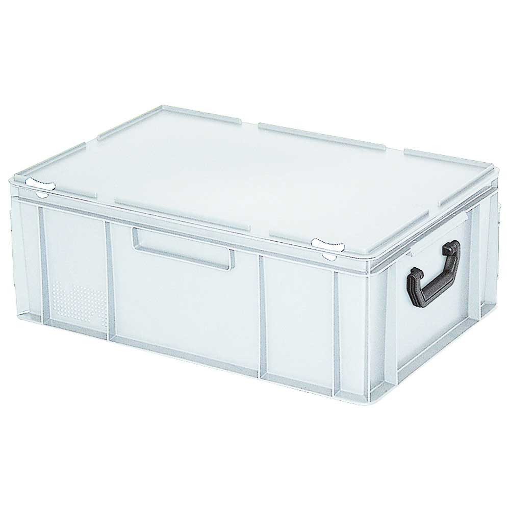 Aufbewahrungsbox Kunststoffkoffer/Eurokoffer, Industriequalität, LxBxH 600x400x230 mm