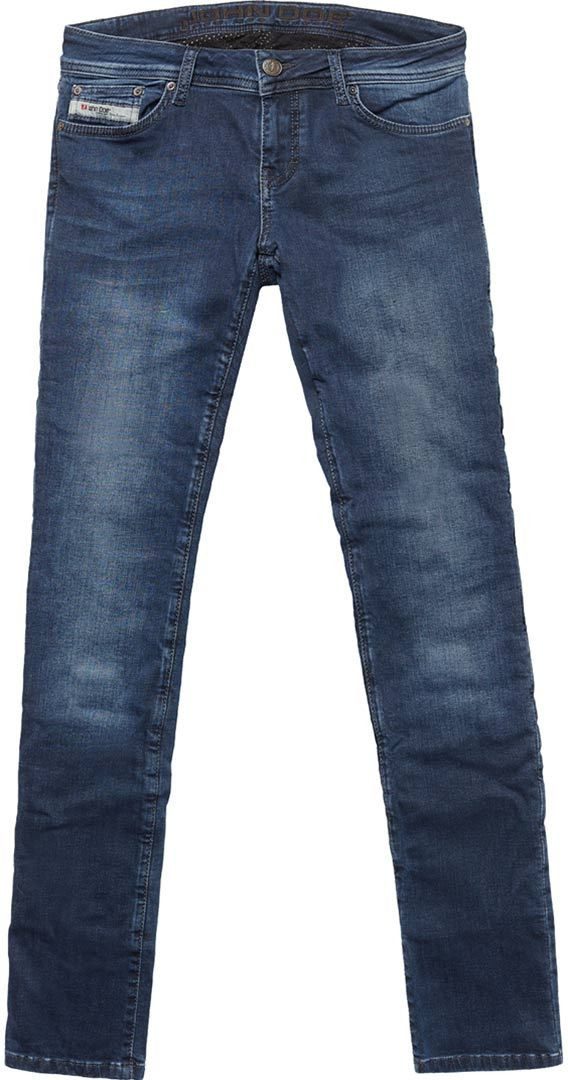 John Doe Motorradhose Betty Vintage Slim Damen Motorrad Jeans Knieprotektoren enthalten