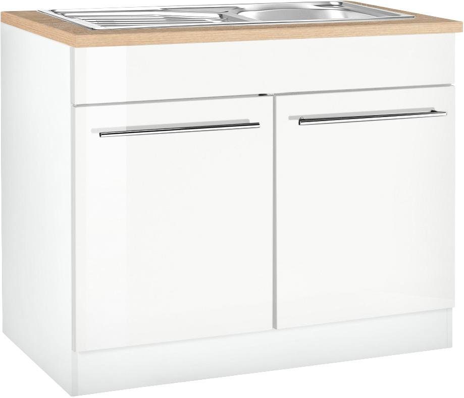 KOCHSTATION Spülenschrank "KS-Eton", Breite 100 cm günstig online kaufen