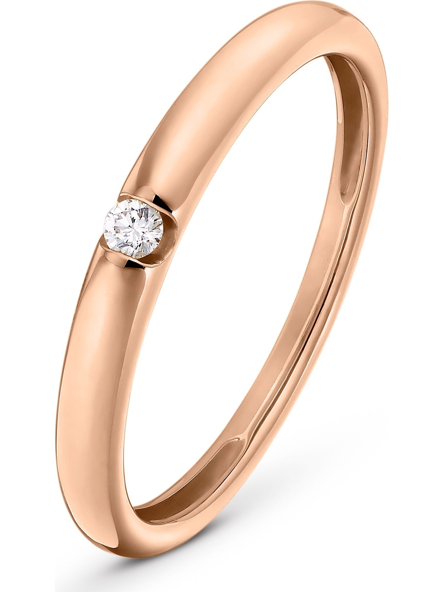 CHRIST Diamantring CHRIST Damen-Damenring 1 Diamant