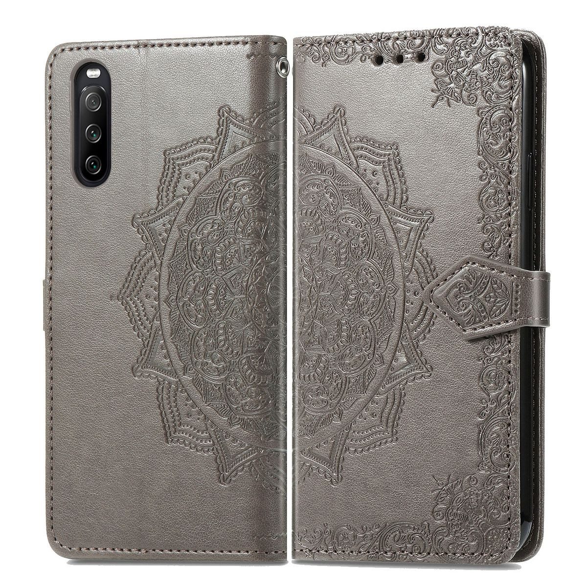 König Design Handyhülle Sony Xperia 1 III, Schutzhülle Schutztasche Case Cover Etuis Wallet Klapptasche Bookstyle