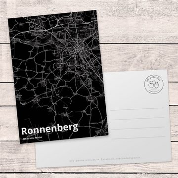 Mr. & Mrs. Panda Postkarte Ronnenberg - Geschenk, Einladungskarte, Stadt Dorf Karte Landkarte Ma