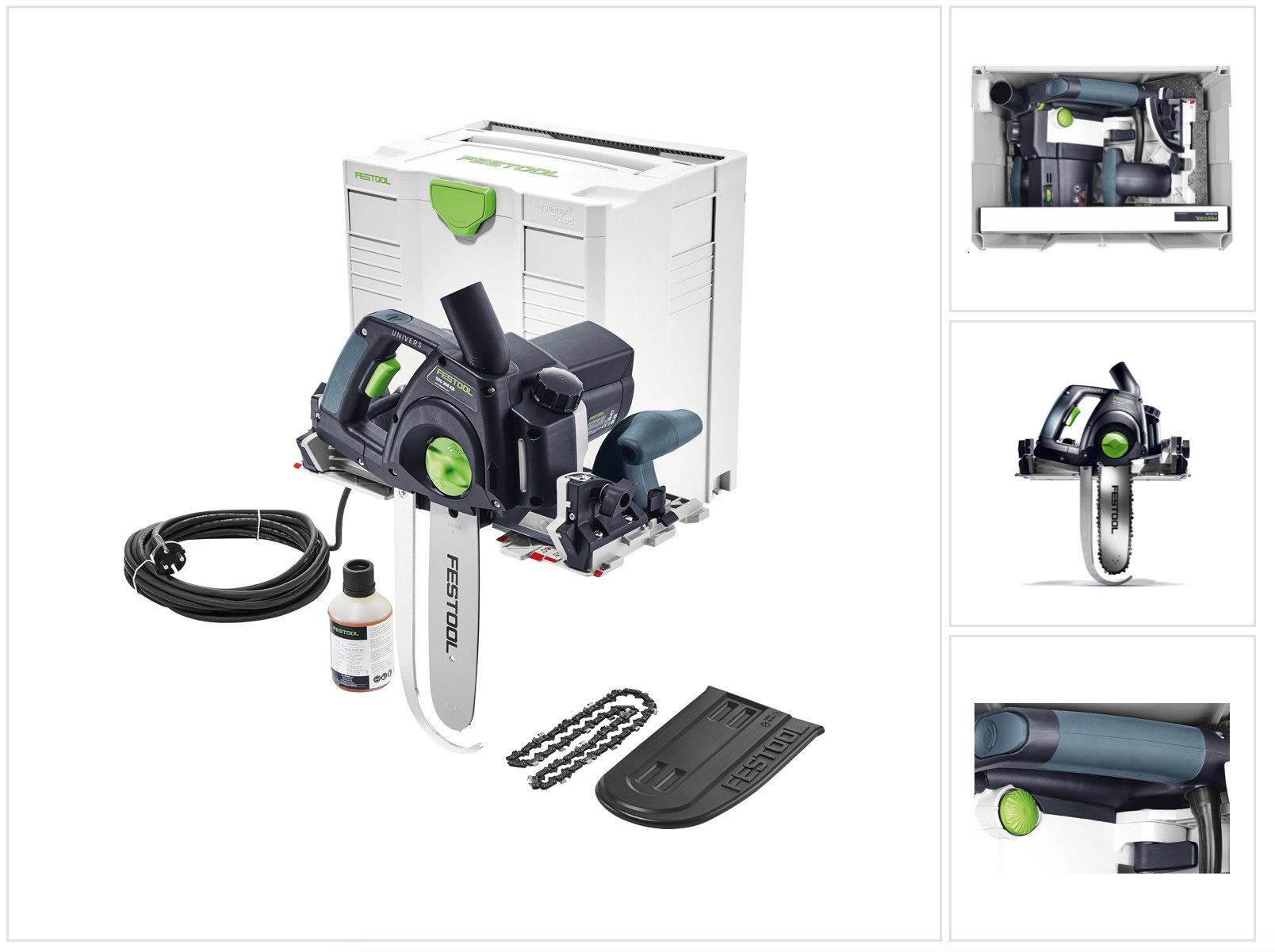 FESTOOL Elektro-Kettensäge SSU 200 EB-Plus Schwertsäge UNIVERS + Systainer (575980)