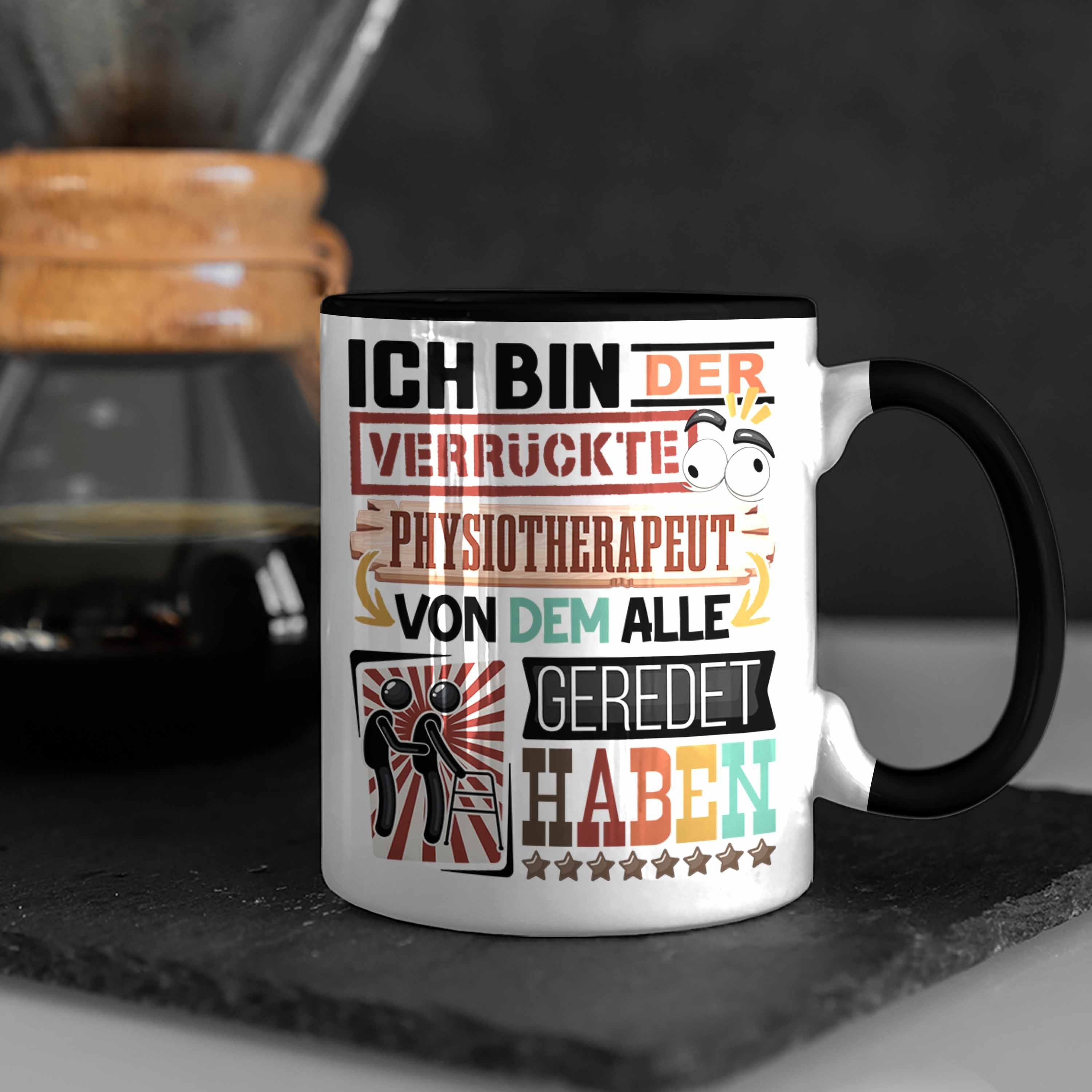 für Tasse Physiotherapeut Trendation Spruch Tasse Geschenk Lustig Physioth Schwarz Geschenkidee