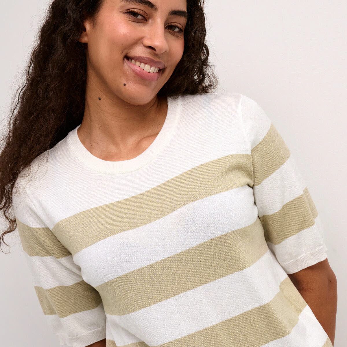 KAFFE Strickpullover KAlizza Stripped Knit