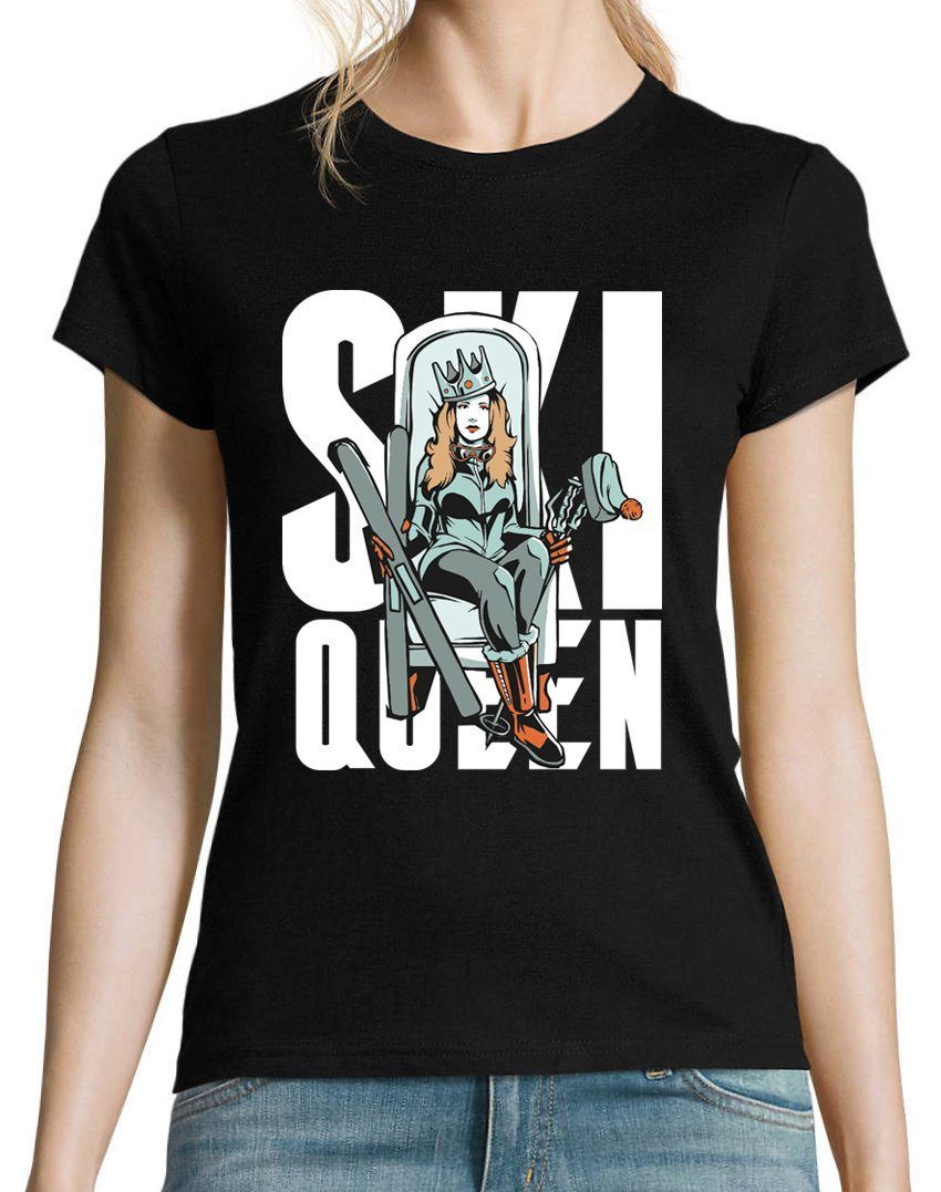 Youth Designz Print-Shirt Ski Queen Damen Shirt mit trendigem Frontprint günstig online kaufen
