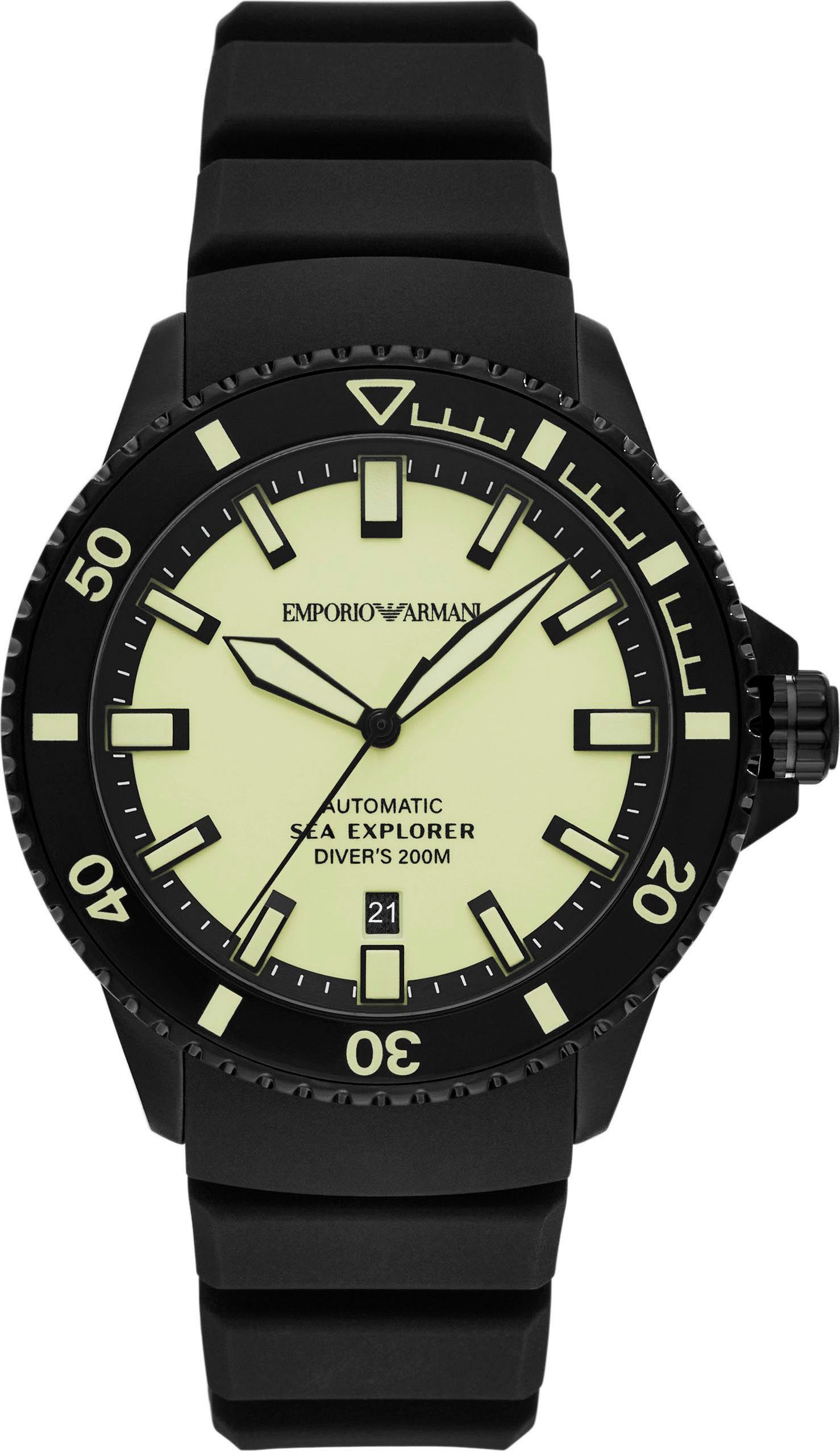 Emporio Armani Automatikuhr AR60085, Armbanduhr, Herrenuhr, günstig online kaufen