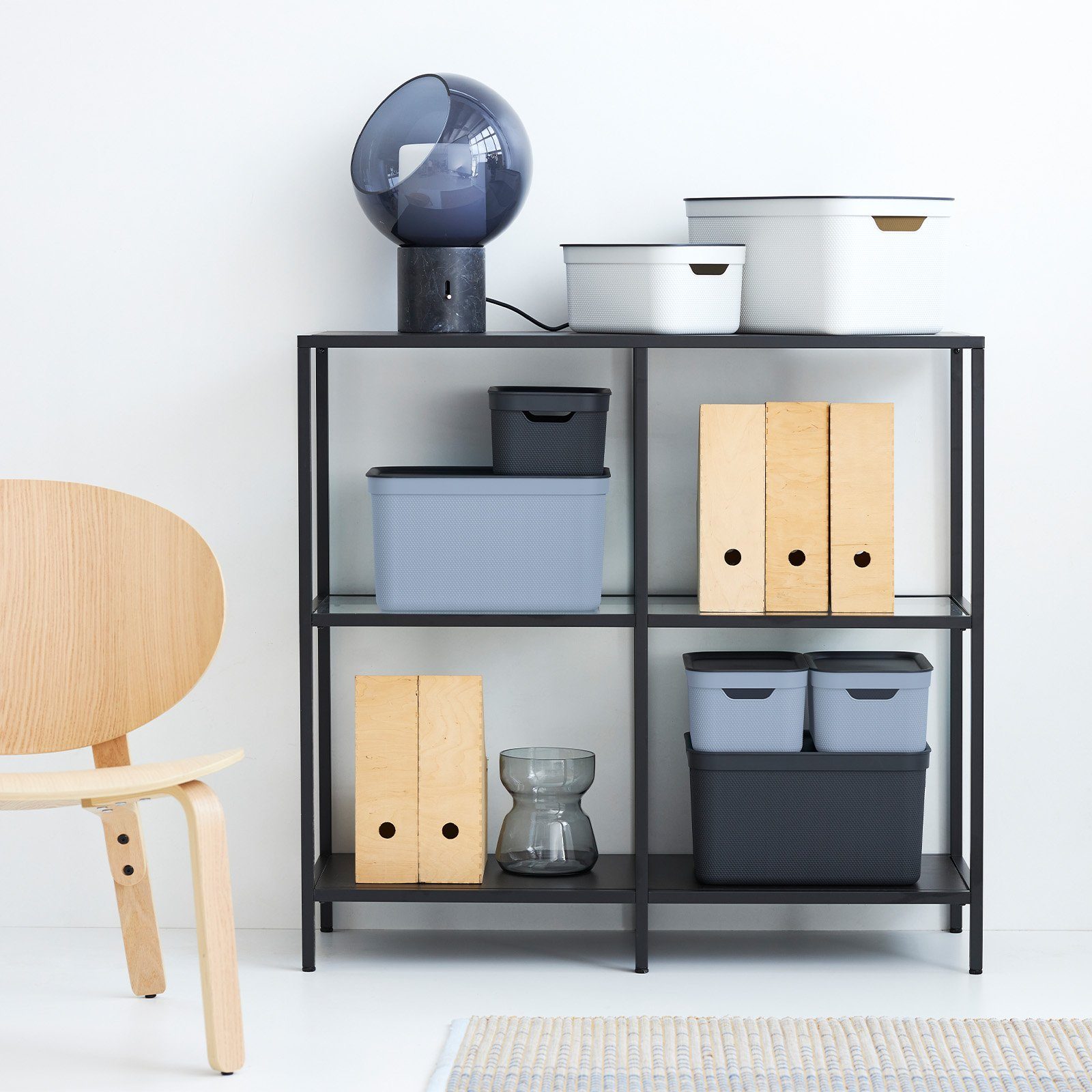 ROTHO Aufbewahrungsbox 3er- Set Aufbewahrungskorb 16l günstig online kaufen