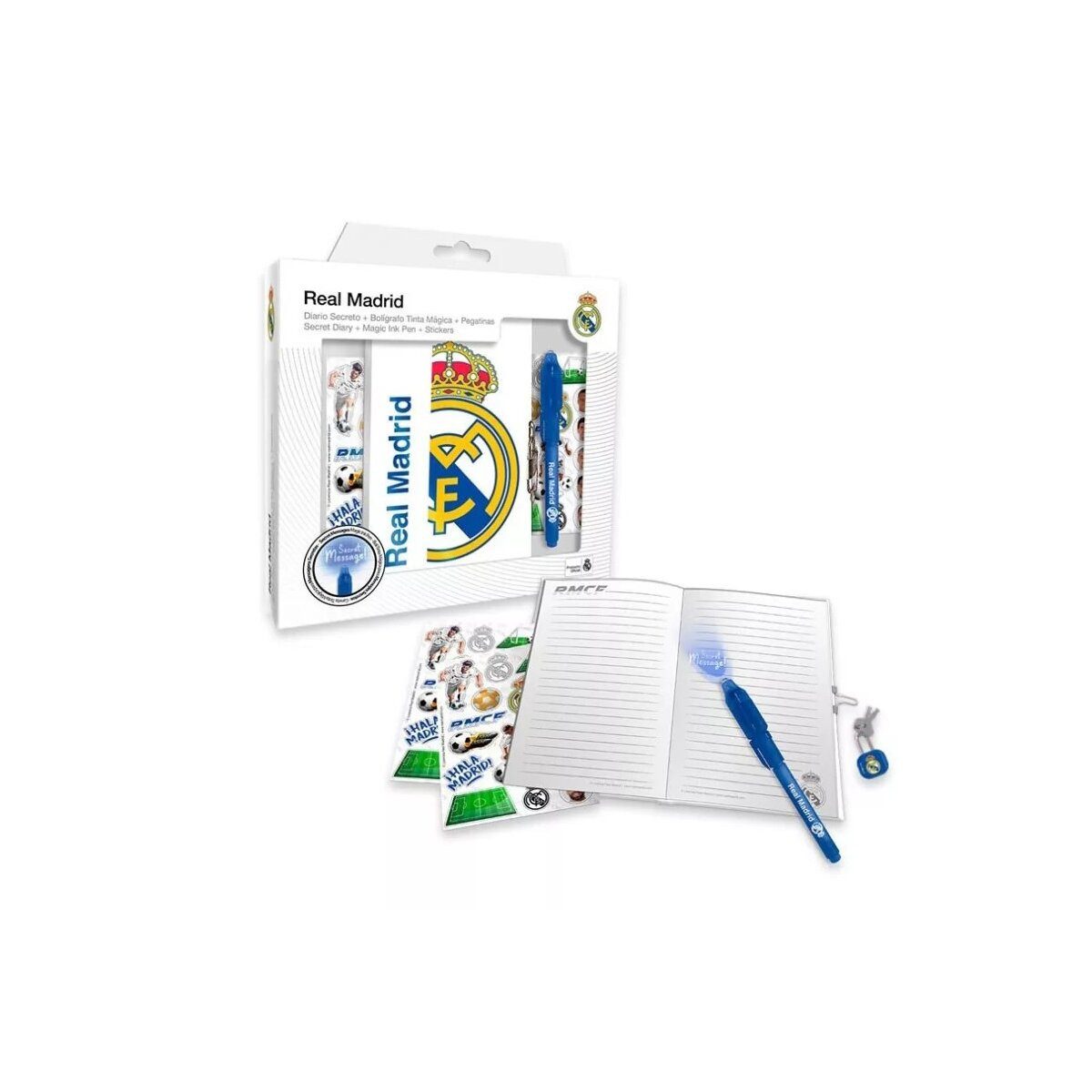 Real Madrid Kreativset Real Madrid Hala Notizbuch + magischer Stift Set