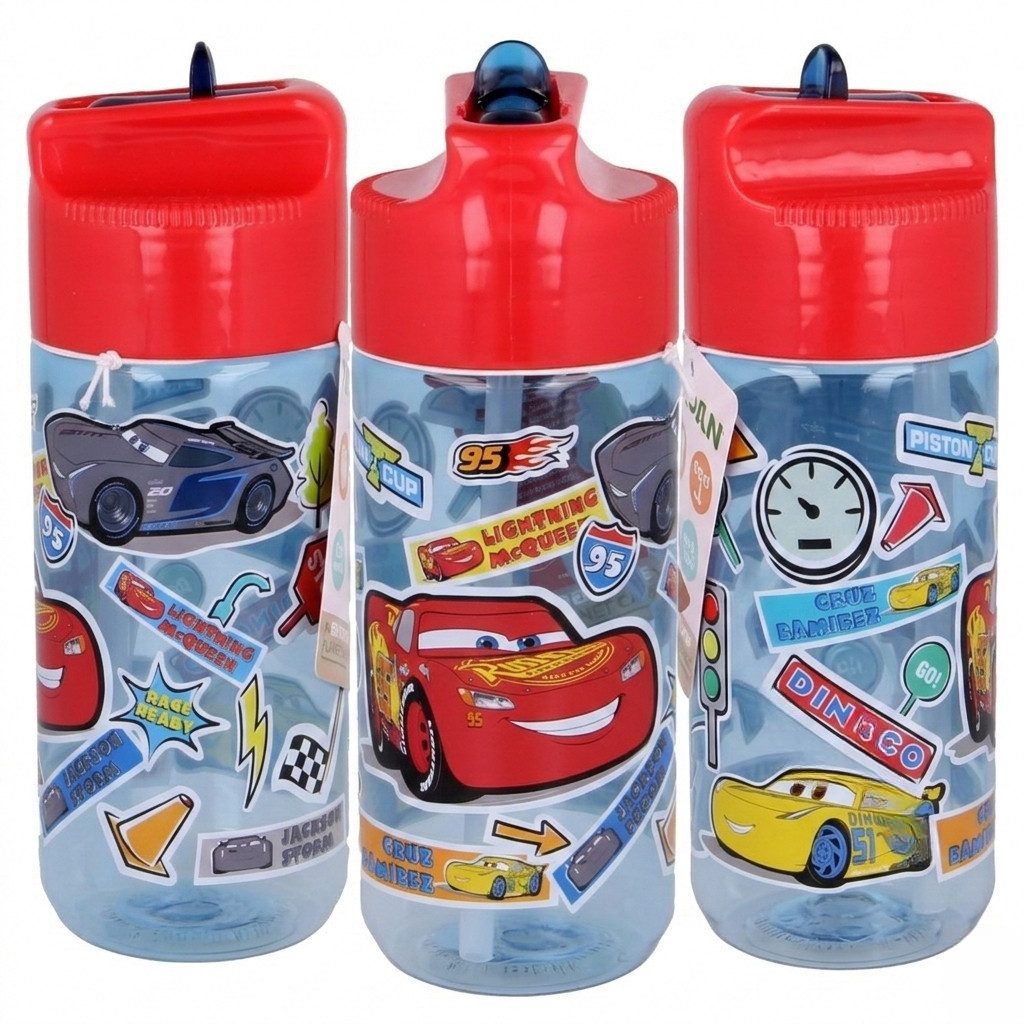 Disney Trinkflasche Disney Cars Lightning McQueen Wasserflasche Flasche 430 ml