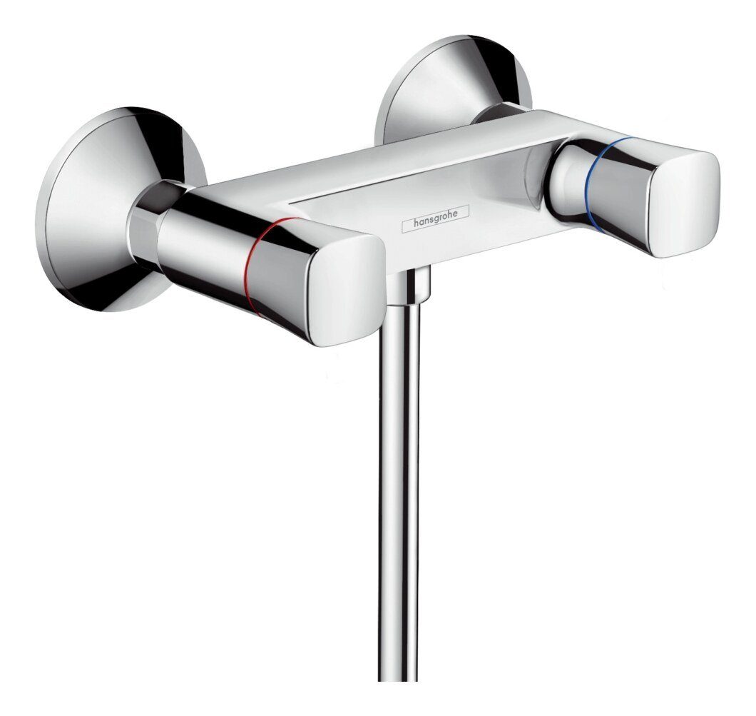 hansgrohe Duscharmatur Logis 2-Griff Brausemischer Aufputz Chrom 