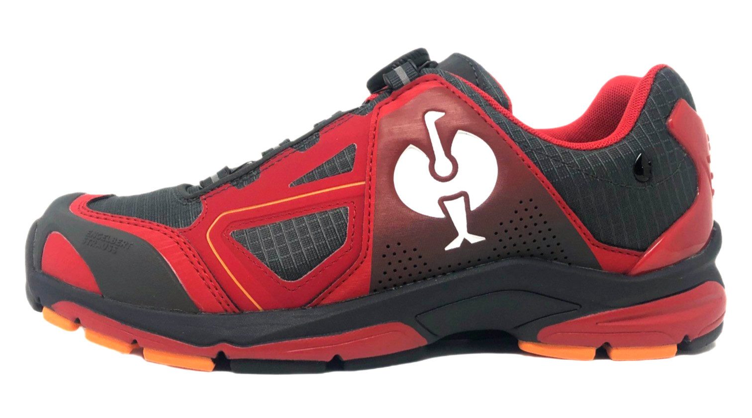 Engelbert Strauss Berufsschuh O2 Minkar II – leicht & wasserabweisend rot/graphit Berufsschuh wasserdicht