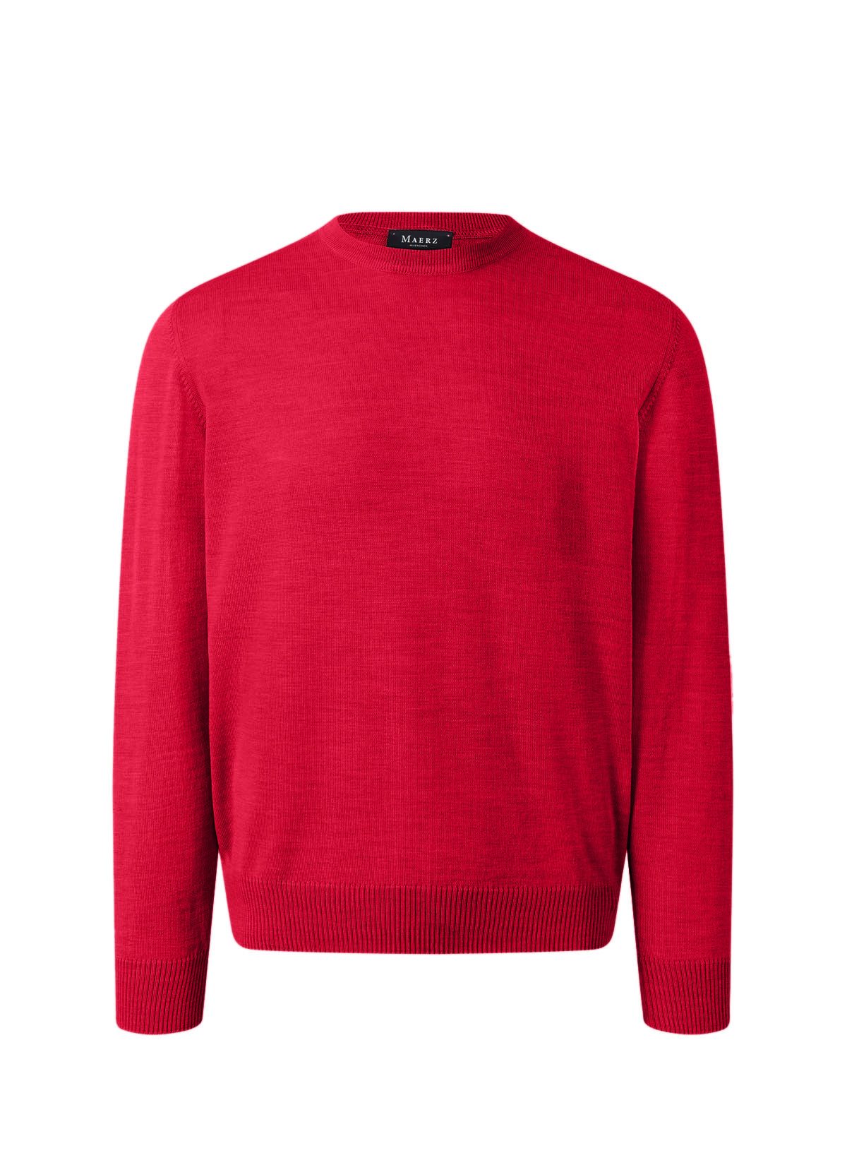 MAERZ Muenchen Strickfleece-Pullover Pullover Rundhals 1/1 günstig online kaufen