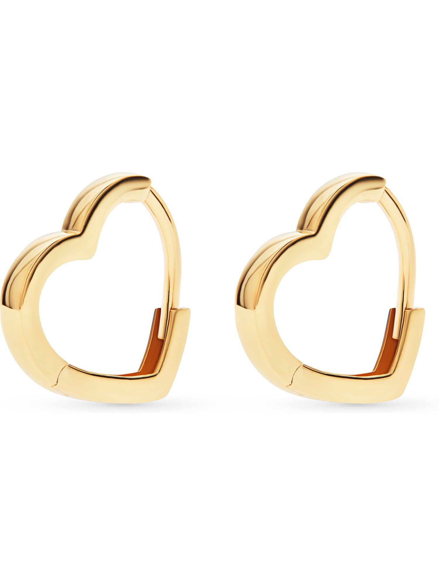 FAVS Paar Creolen FAVS Damen-Creolen 375er Gelbgold Herz (Paar) günstig online kaufen