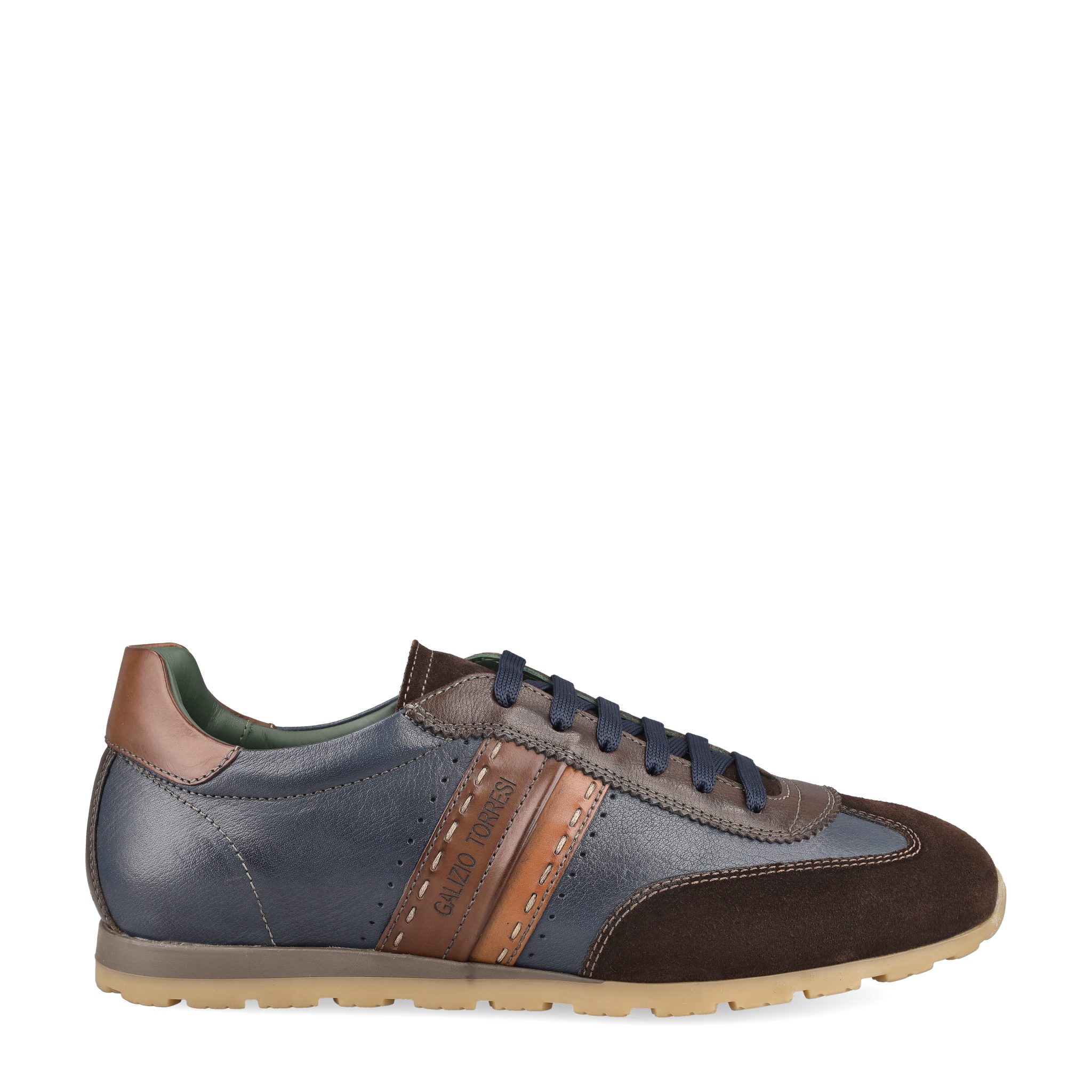 Galizio Torresi 310468 V70826, Sneaker, Blau, kombiniert, Herren Sneaker