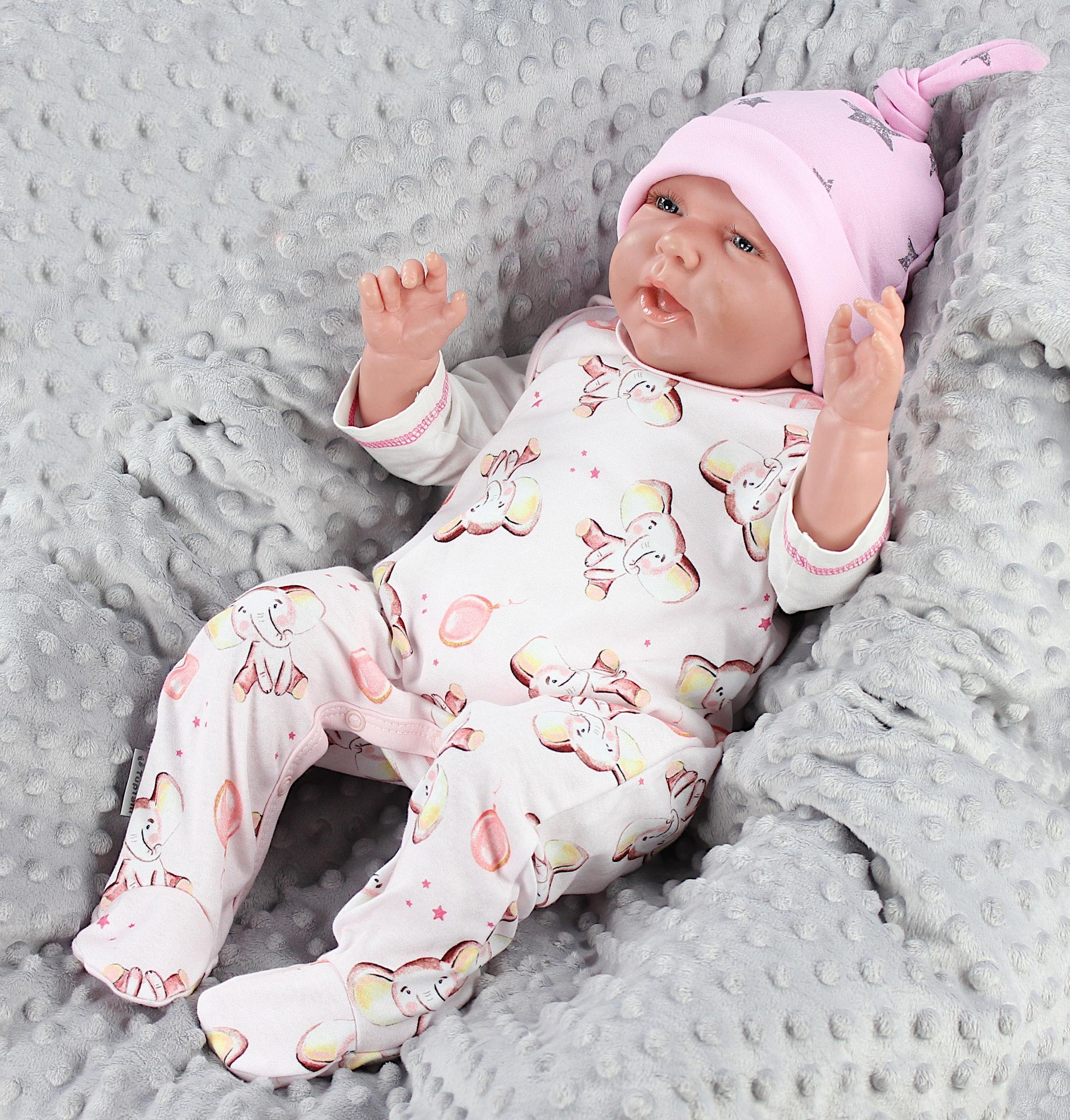 TupTam Erstlingsmütze TupTam Baby 1 Pack Neugeborene für 2er Jungen Mütze Farbenmix Mädchen Knoten Erstlingsmütze