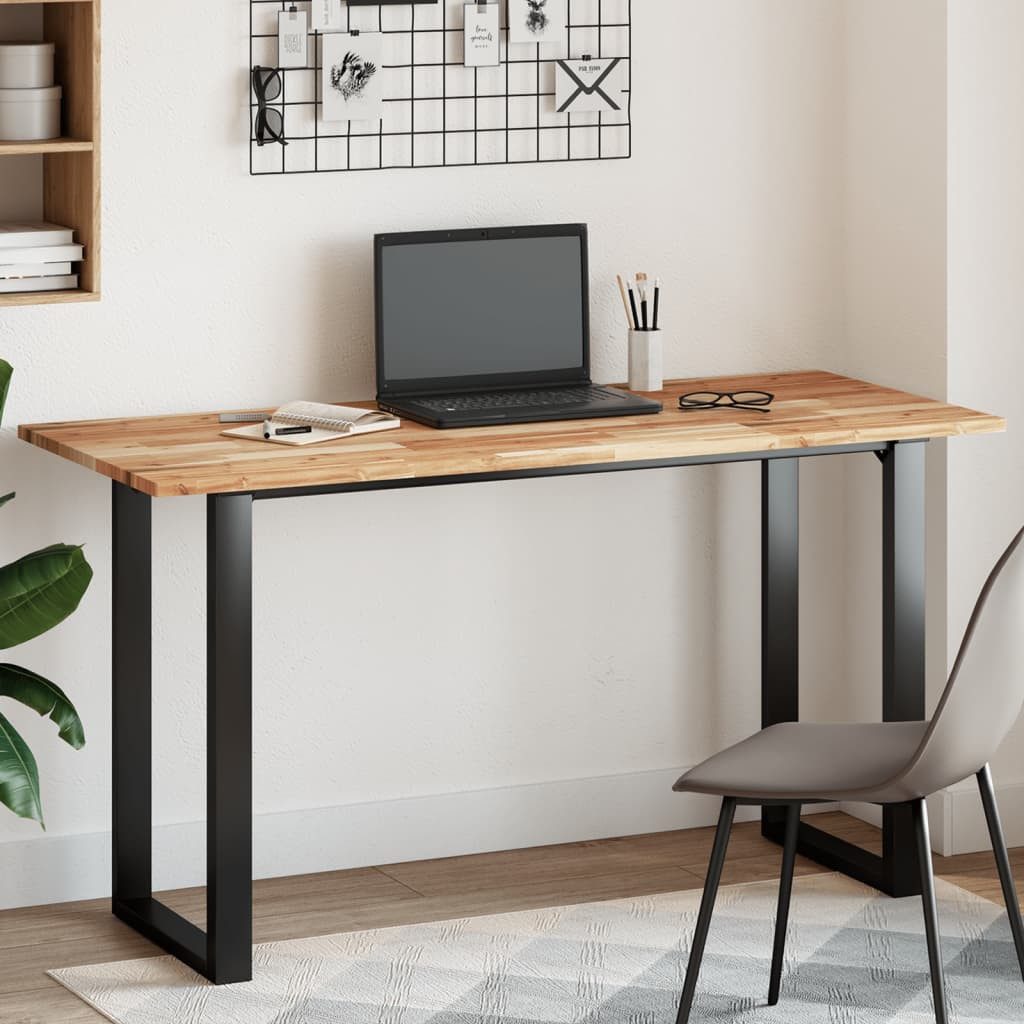 vidaXL Tischplatte 140 x 60 x 2 cm Tischplatte Rechteckig 140x60x2 cm Massivholz Akazie