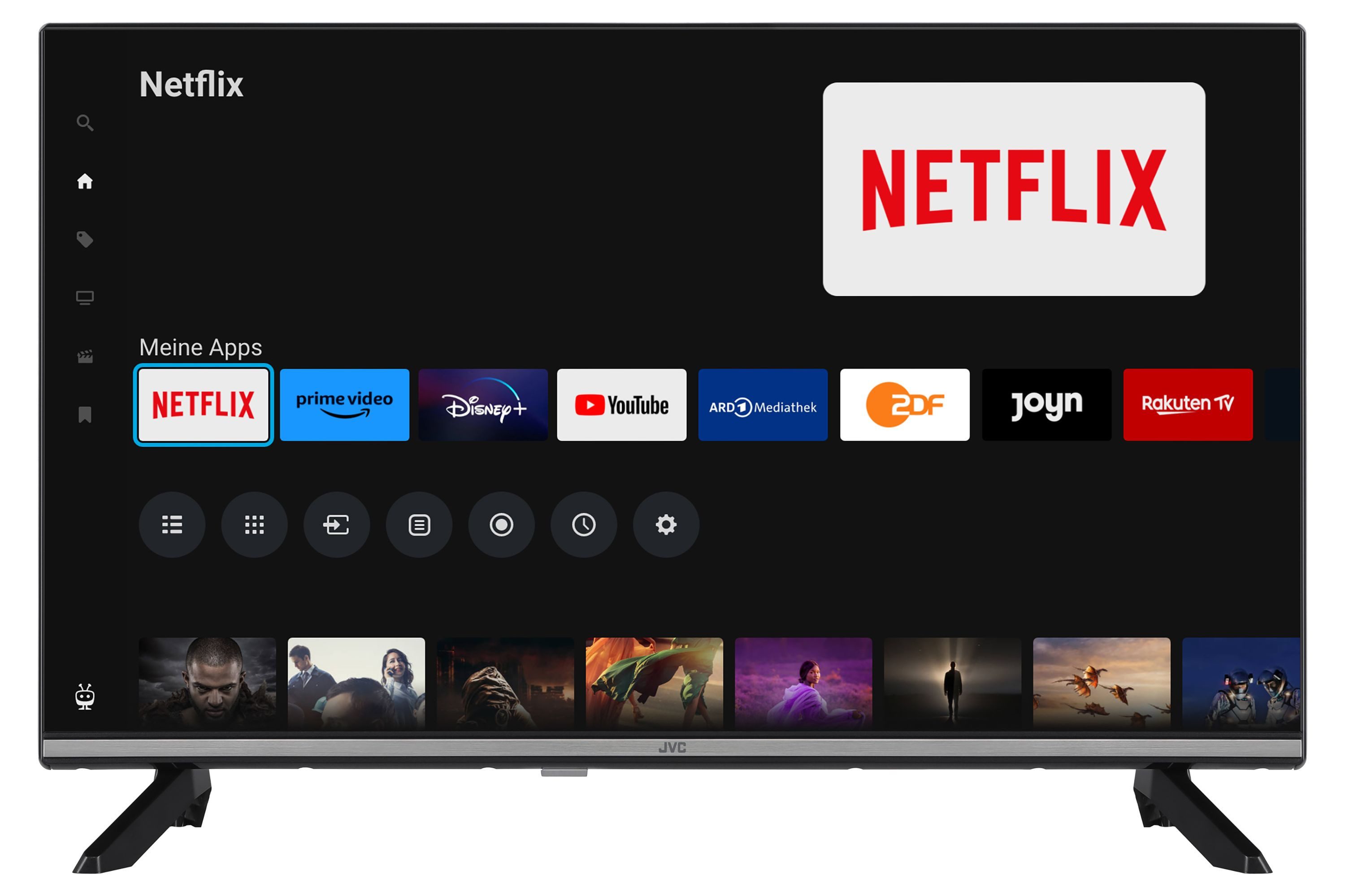 JVC LT-32VH7555 LCD-LED Fernseher (80 cm/32 schwarz ! RABATT: 35.72%