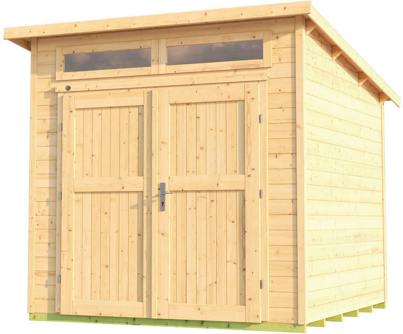 weka Gartenhaus 264 Gr. 2, 21 mm, natur, BxT: 263x285 cm