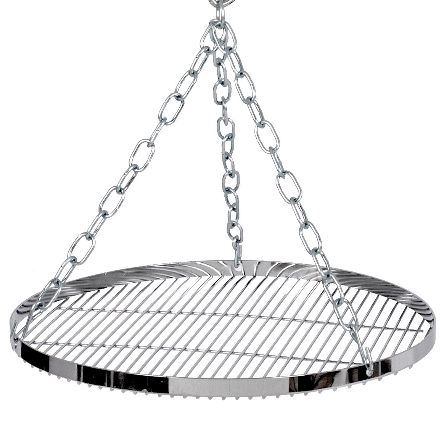 Petromax Grillrost Hänge Grillrost Ø 50 cm inkl. Dreibein mit Kette und Haken Outdoor (2-St., Camping draußen Kochen), einfache leichte Reinigung
