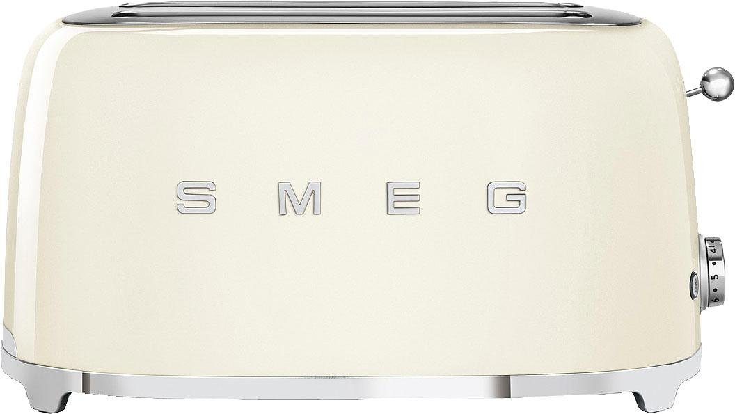 Smeg Toaster TSF02CREU, 2 lange Schlitze, für 2 Scheiben, 1500 W