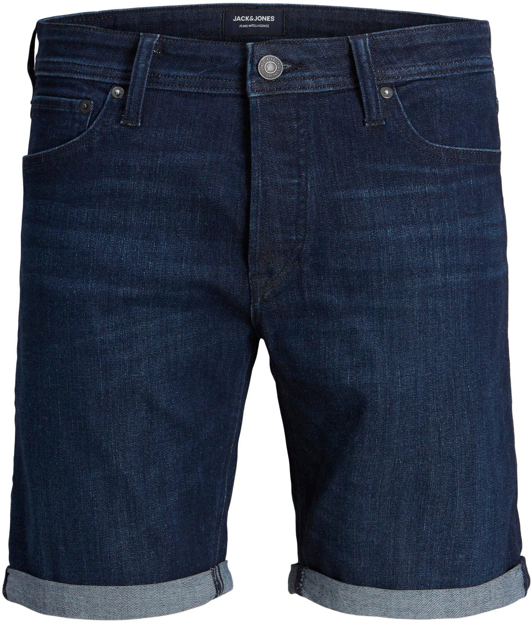 Jack & JJIRICK Jones Jeansshorts dark SHORTS blue denim JJORIGINAL