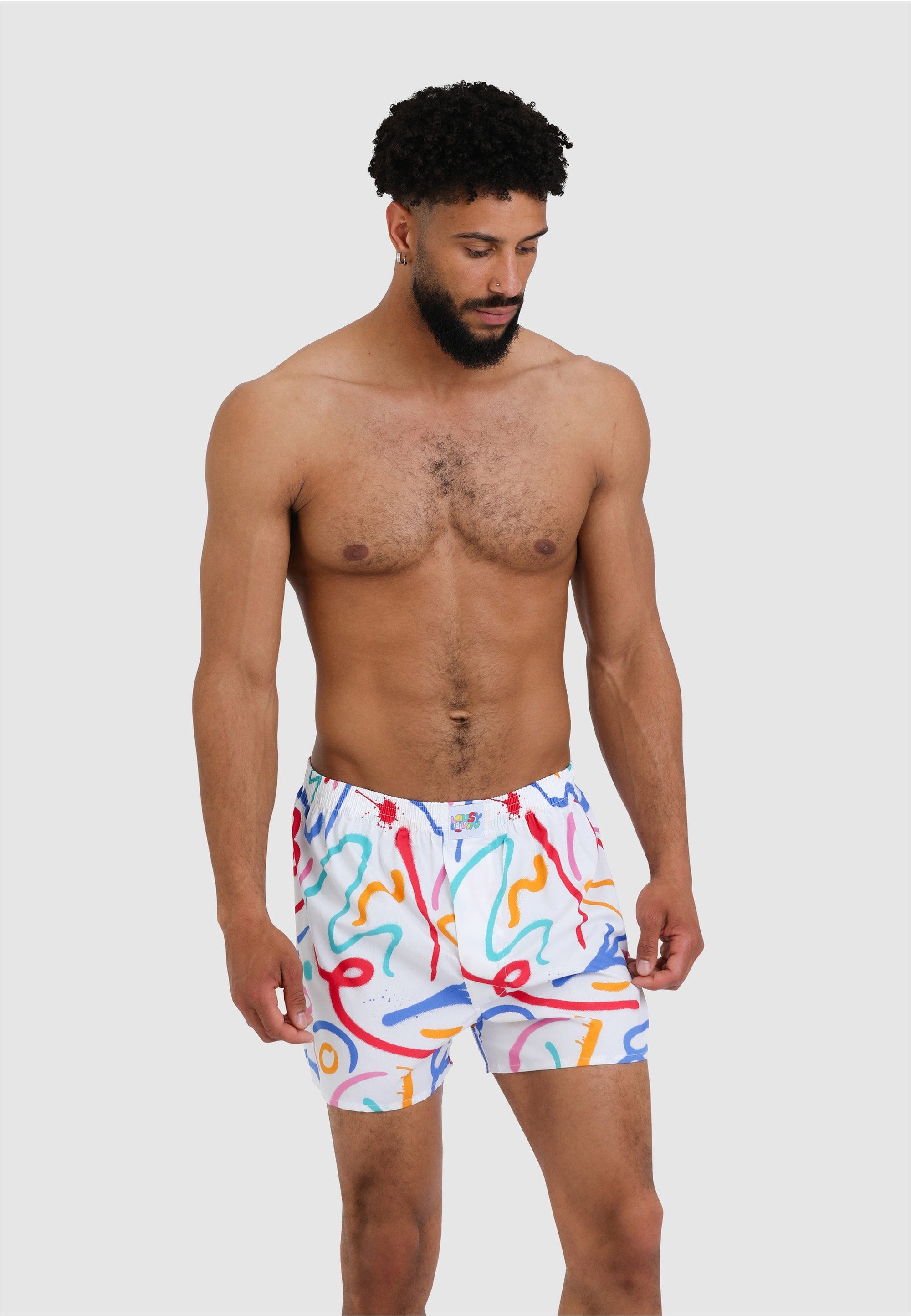 Lousy Livin Boxershorts Kueken & Lines mit buntem Design
