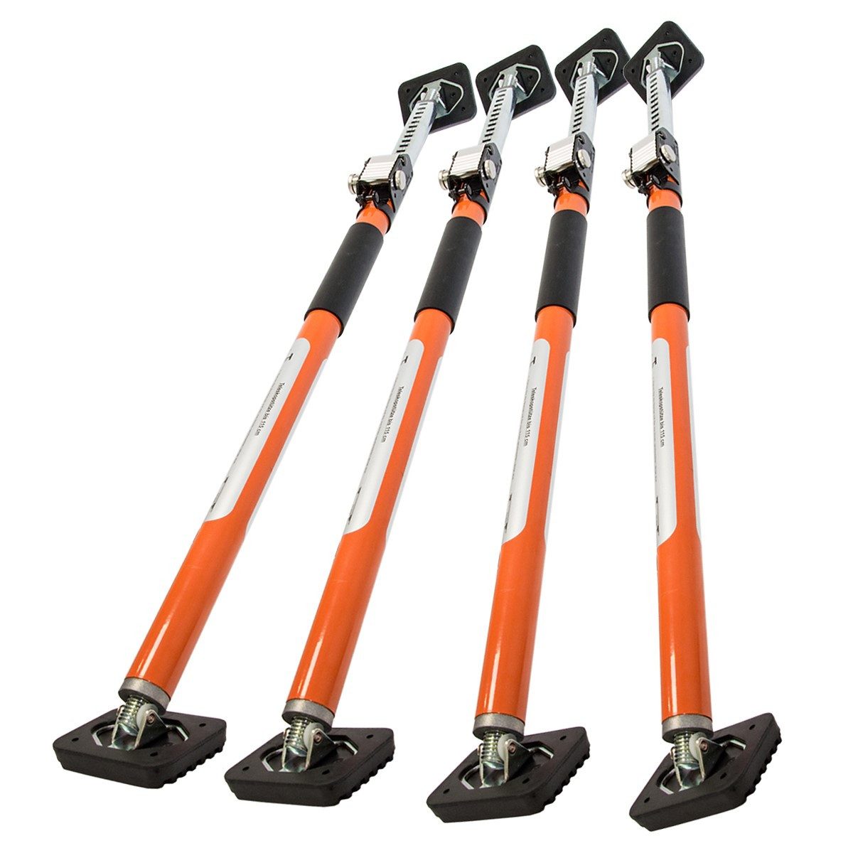 SCHMIDT security tools Stützelement 4x Türspanner 65-115cm Türzargenzwinge Zargenspanner Türspreize