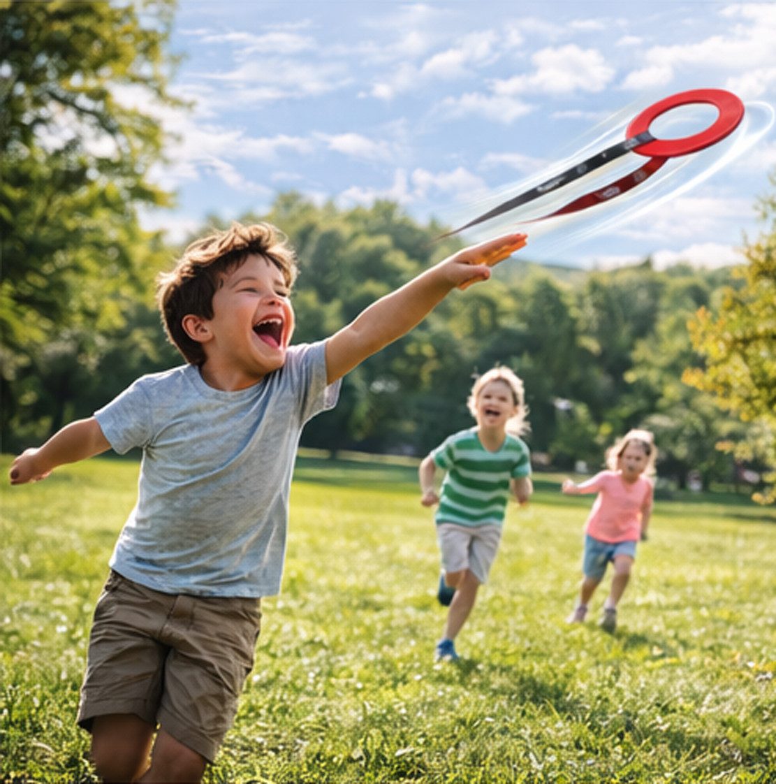 Kaiser24 Spielzeug-Gartenset Wurfspiel Kinder 2er Set Ø12 cm für Garten & Park, (1-tlg)