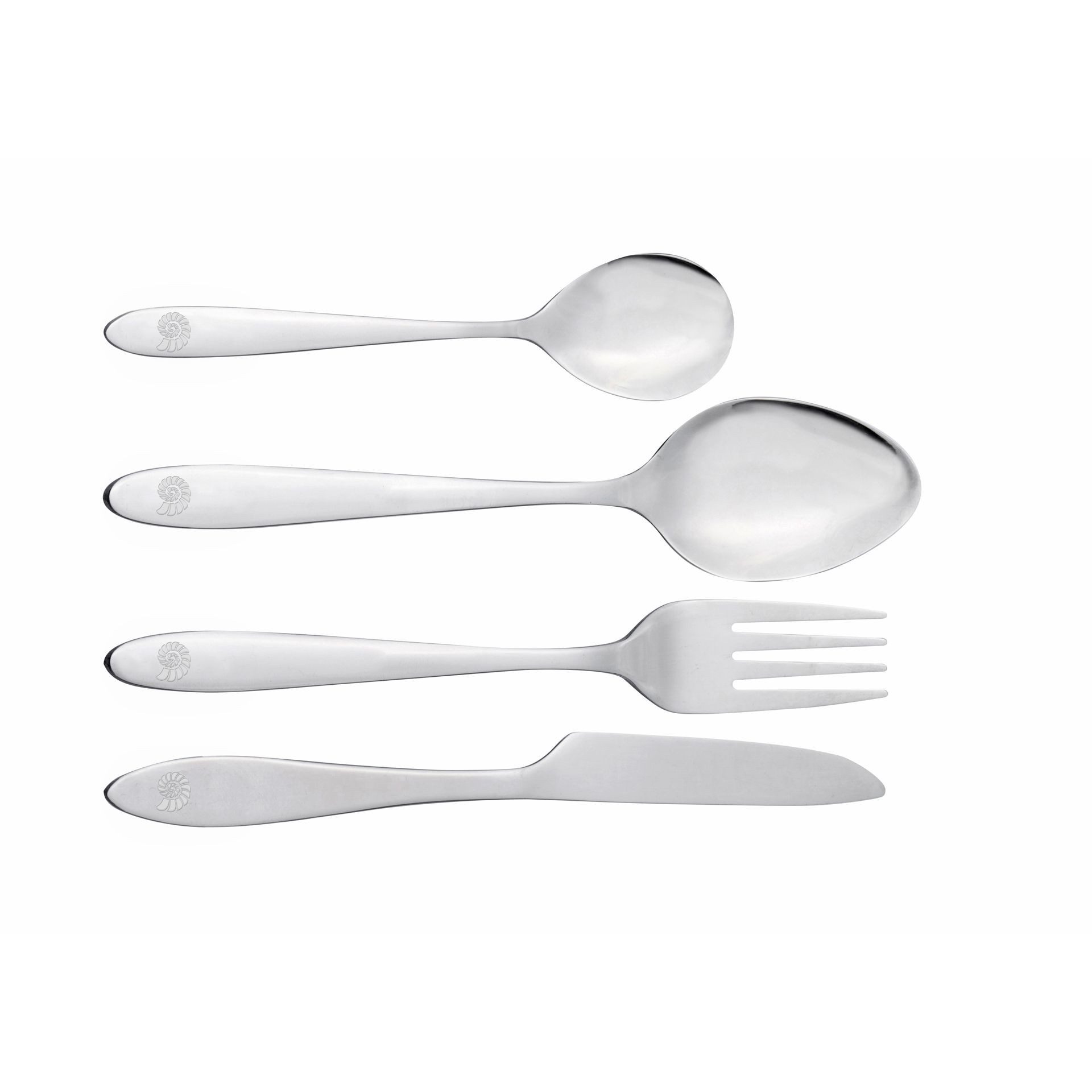 Origin Outdoors Campinglöffel Origin Outdoors Besteckset Biwak 'Dinner' – 4-teilig – Bild 2 von 3