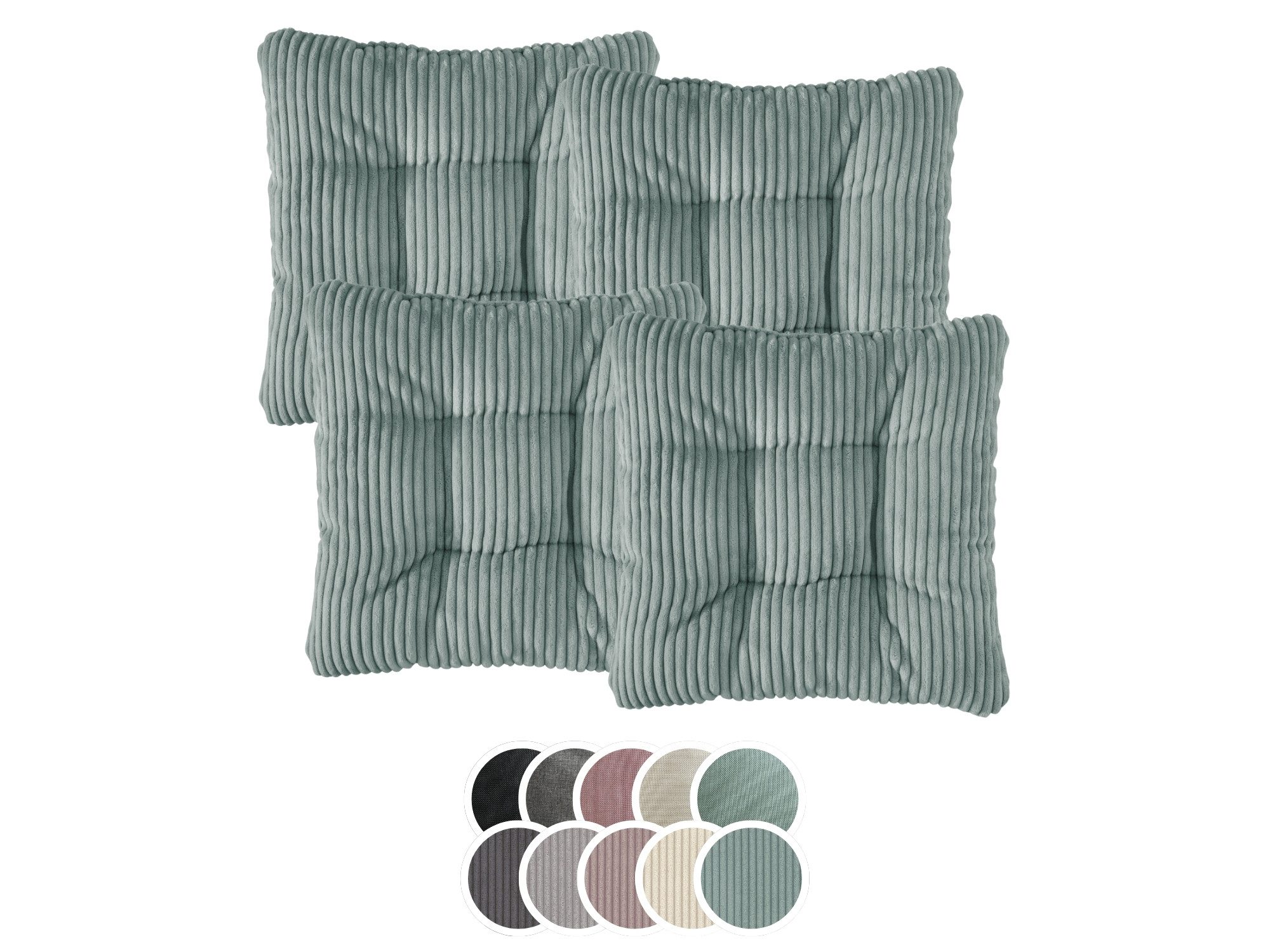 XDREAM Stuhlkissen Sitzkissen Set (2er & 4er) für Stühle und Bänke, robuste günstig online kaufen