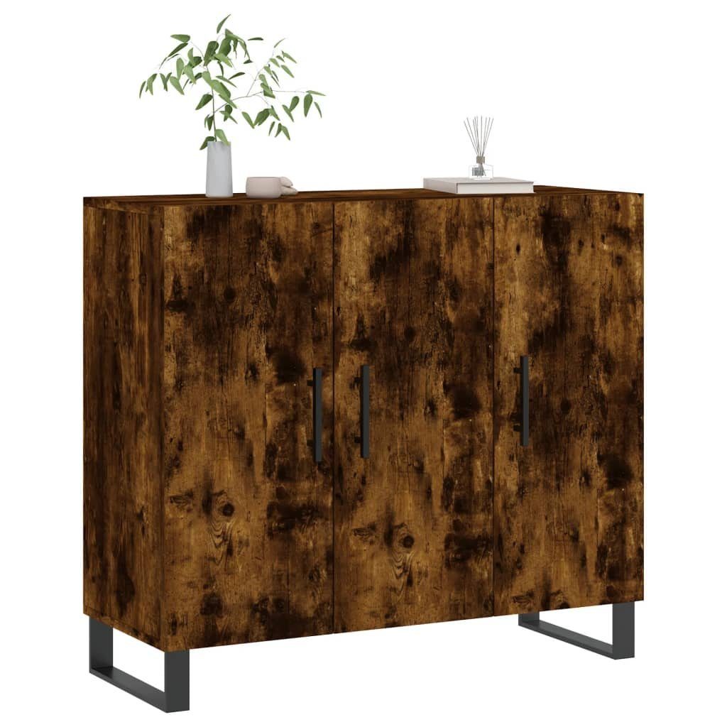 vidaXL Sideboard Sideboard Räuchereiche 90x34x80 cm günstig online kaufen