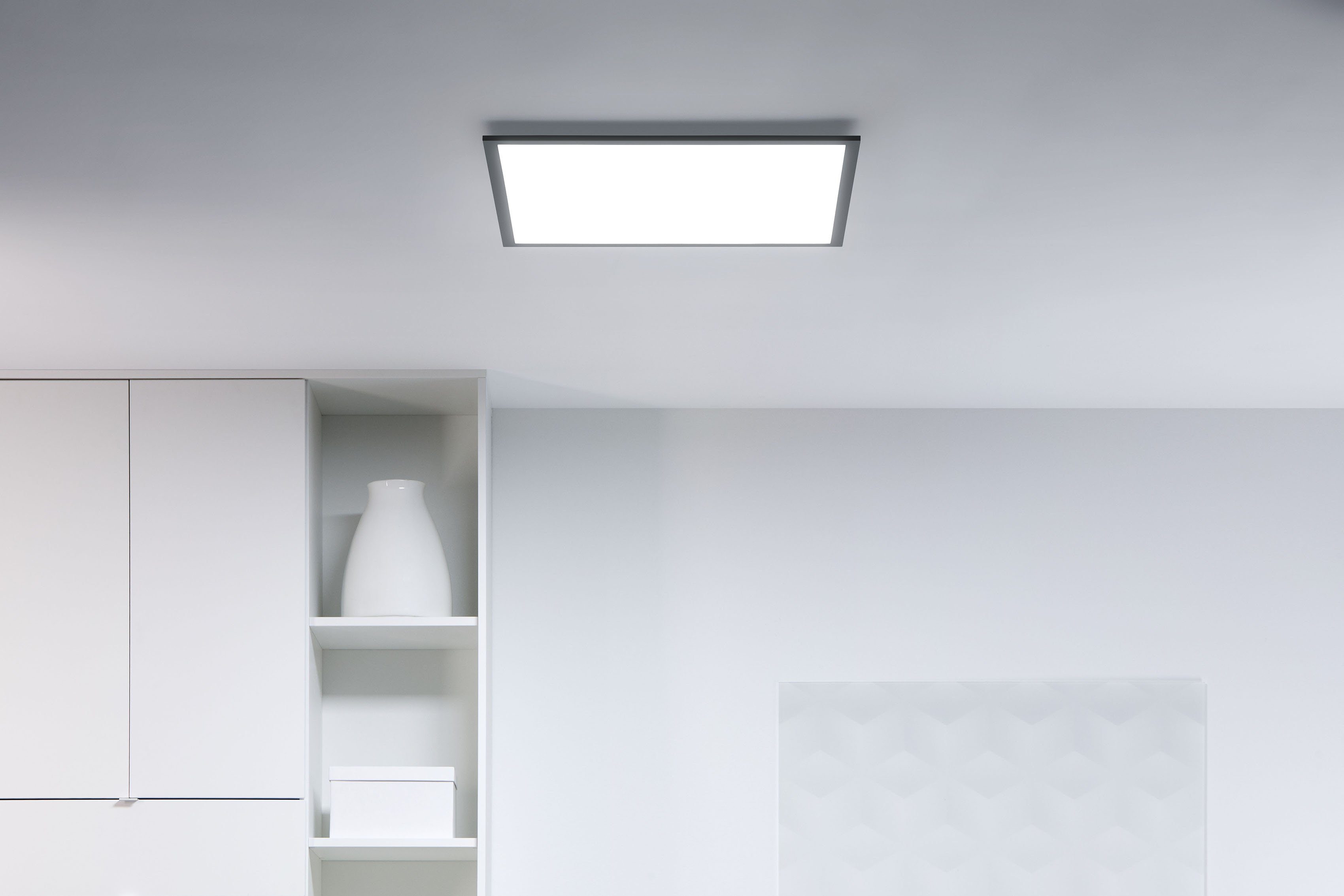 WiZ LED Quadratisch LED kaltweiß, Deckenleuchte Tunable integriert, White, warmweiß - Dimmer, fest